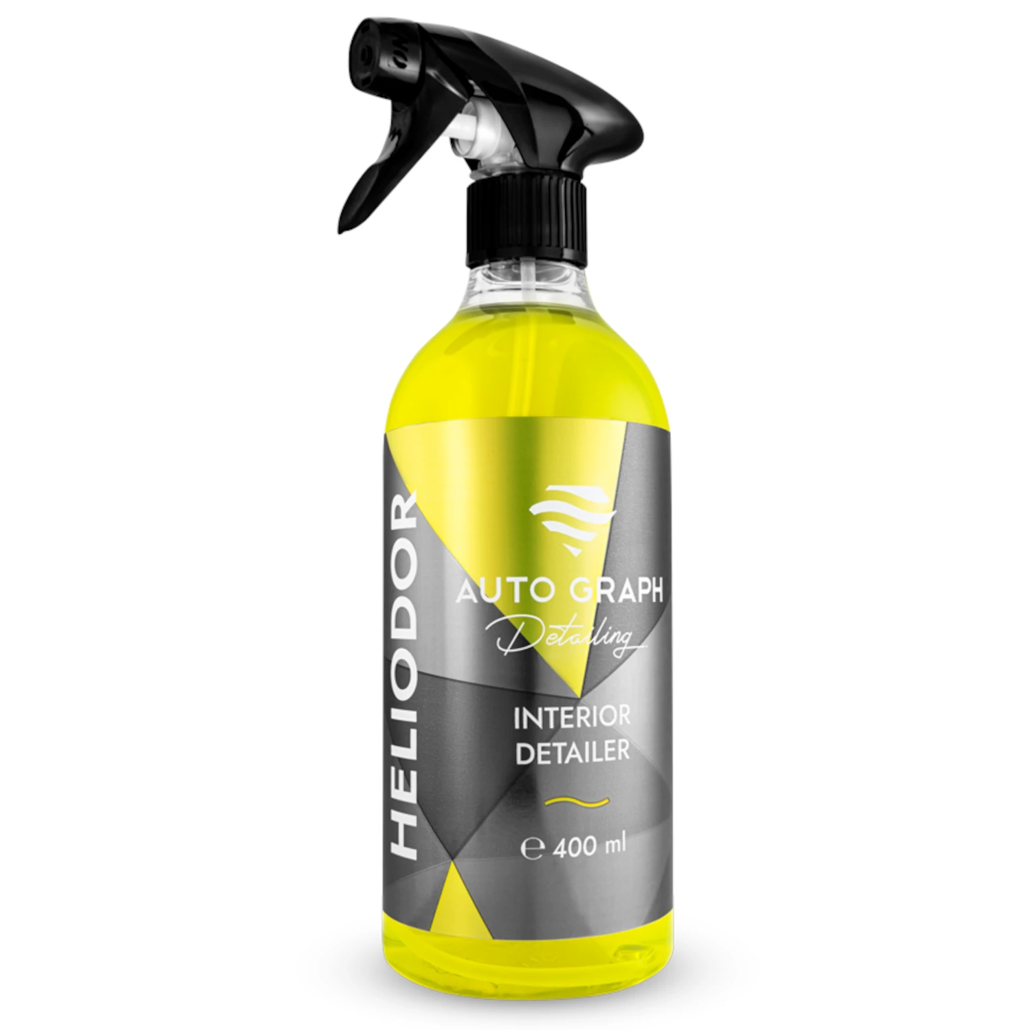 Interior Detailer 400ml bottle by Auto Graph for plastic, fabric and wood with antistatic satin finish