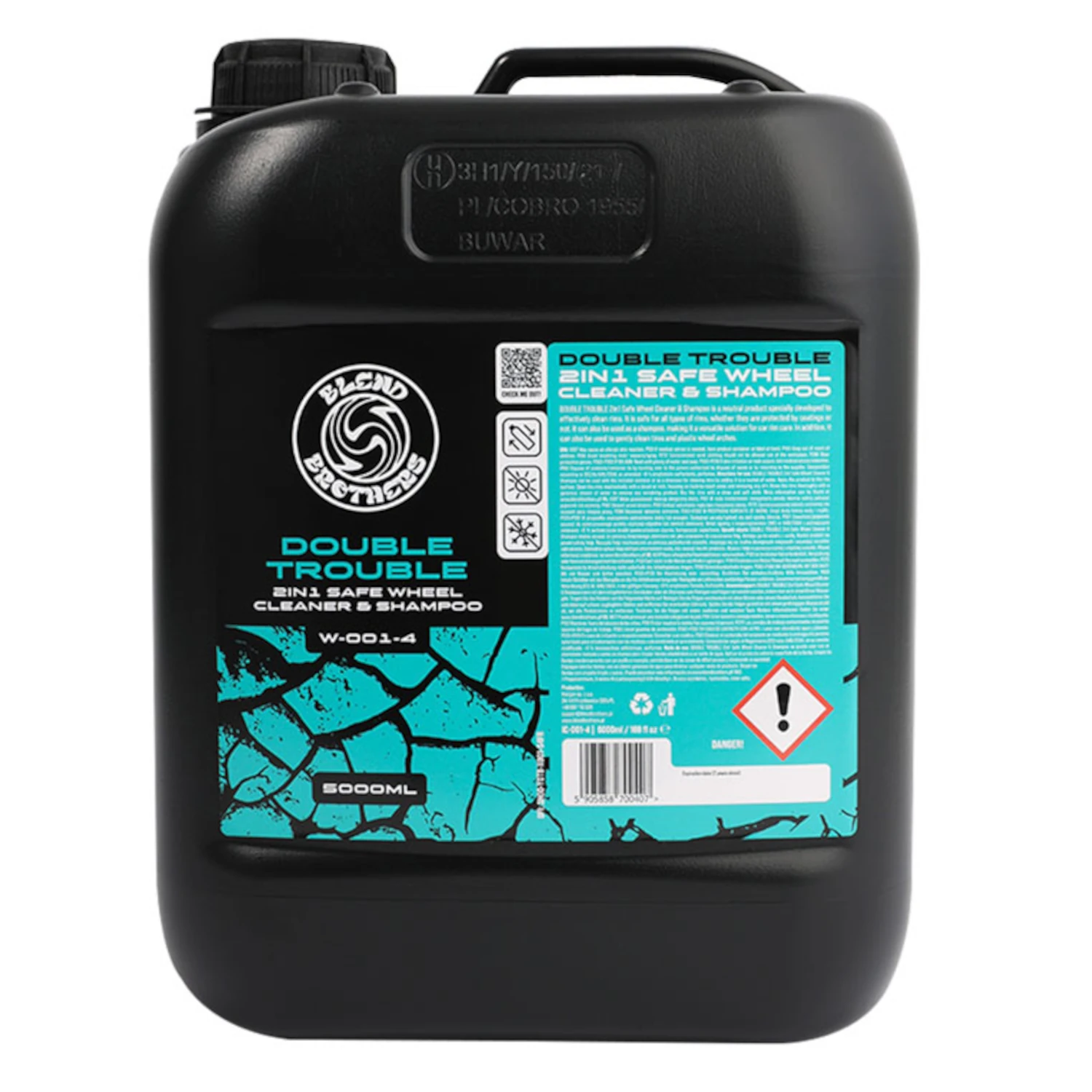 Blend Brothers Fälgrengöring Schampo 2-i-1 pH-neutral 5L förpackning med sprutpistol