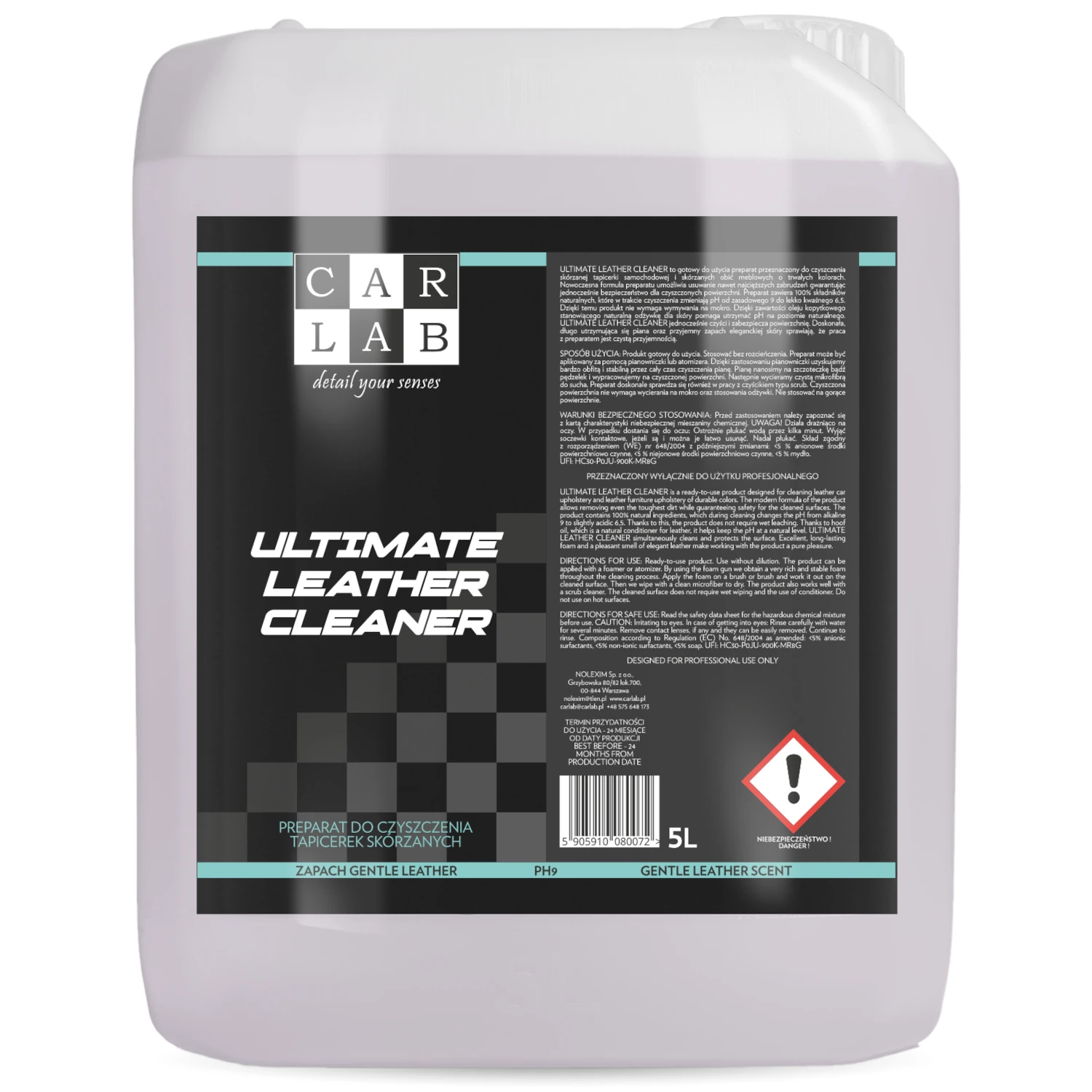 CarLab Ultimate Leather Cleaner 5L