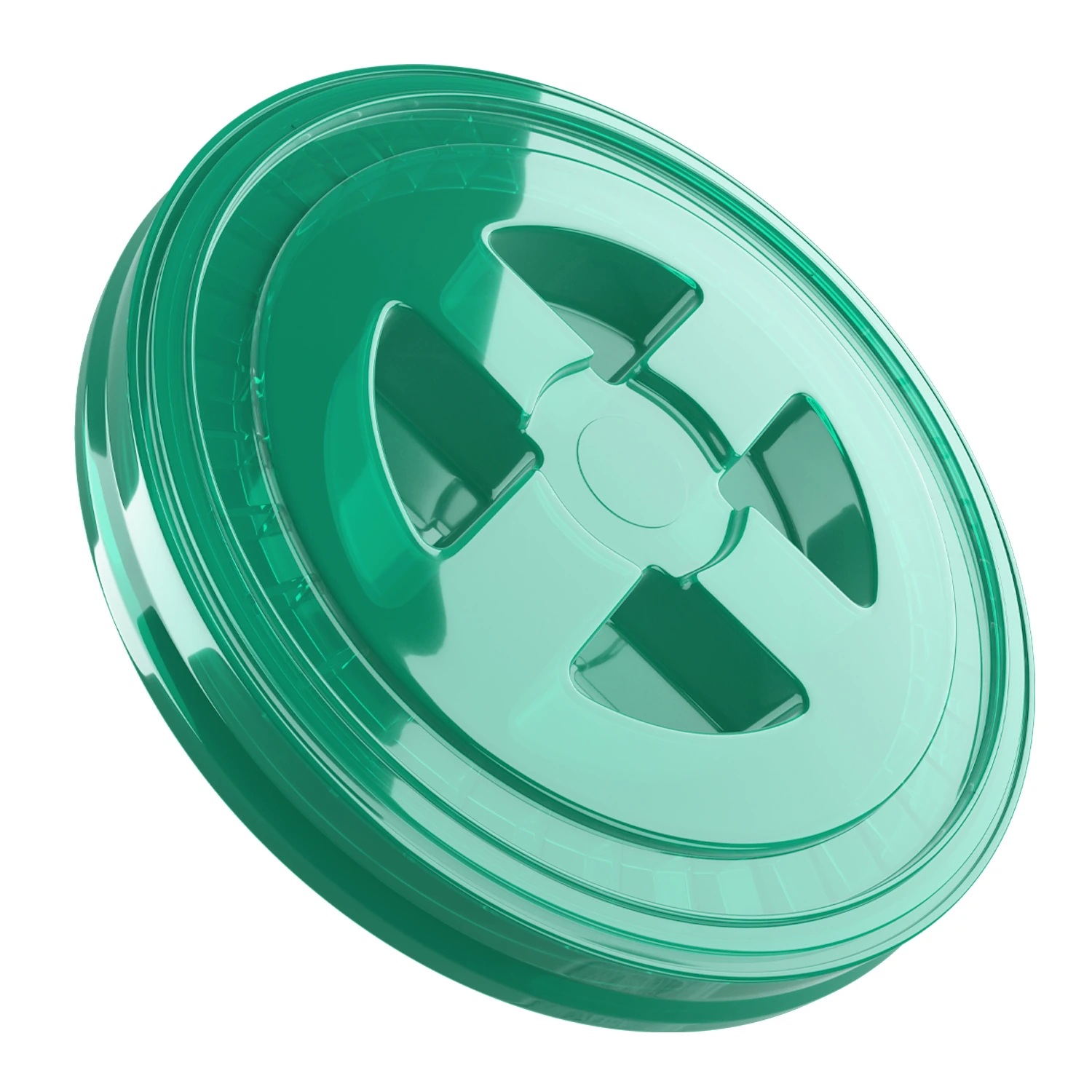 chemicalworkz Performance Bucket Lid Turquoise Transparent