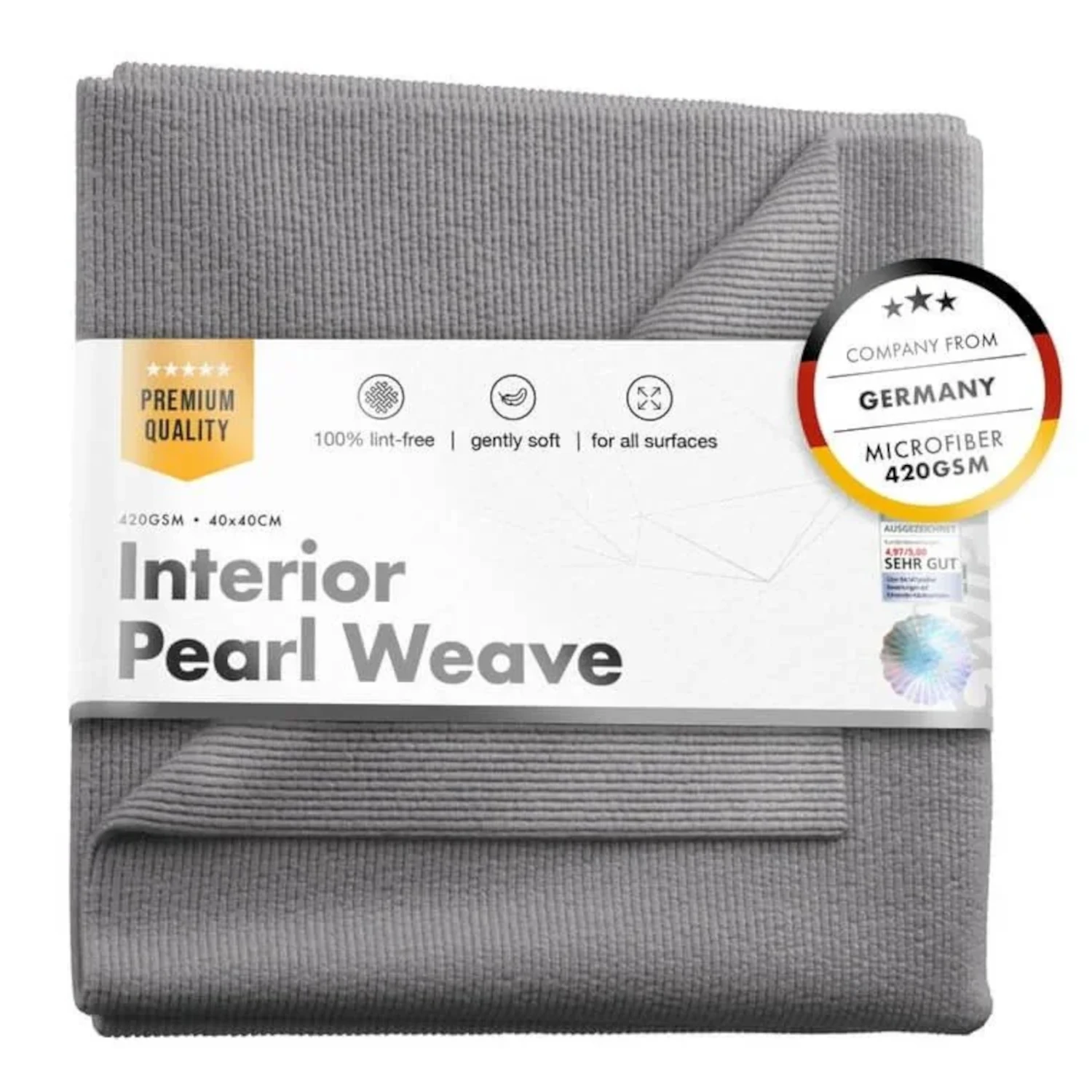 chemicalworkz Interior Pearl Weave Towel 420gsm 40x40cm