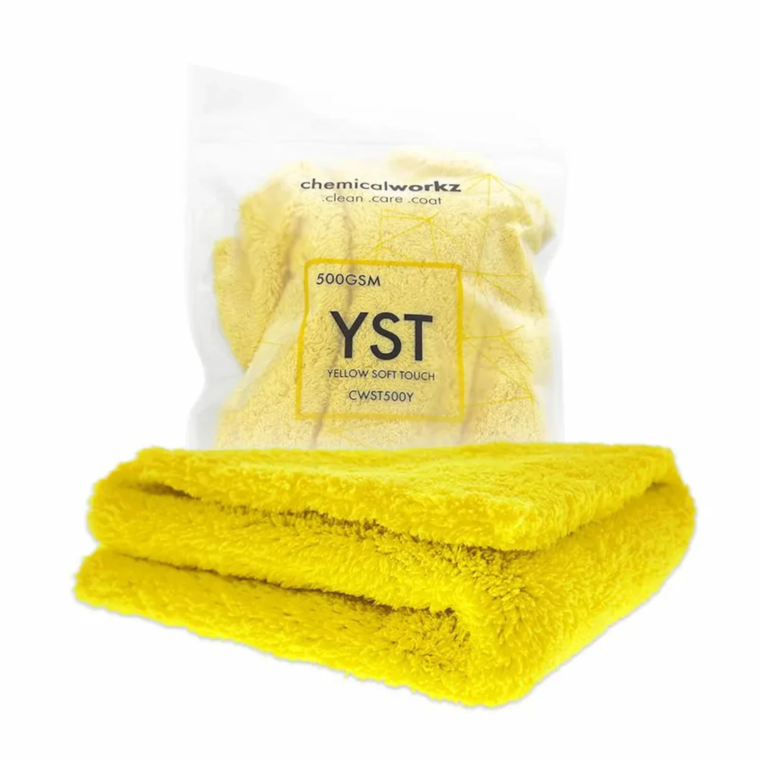ChemicalWorkz Yellow Edgeless Soft Touch Premium 500gsm, 40x40cm