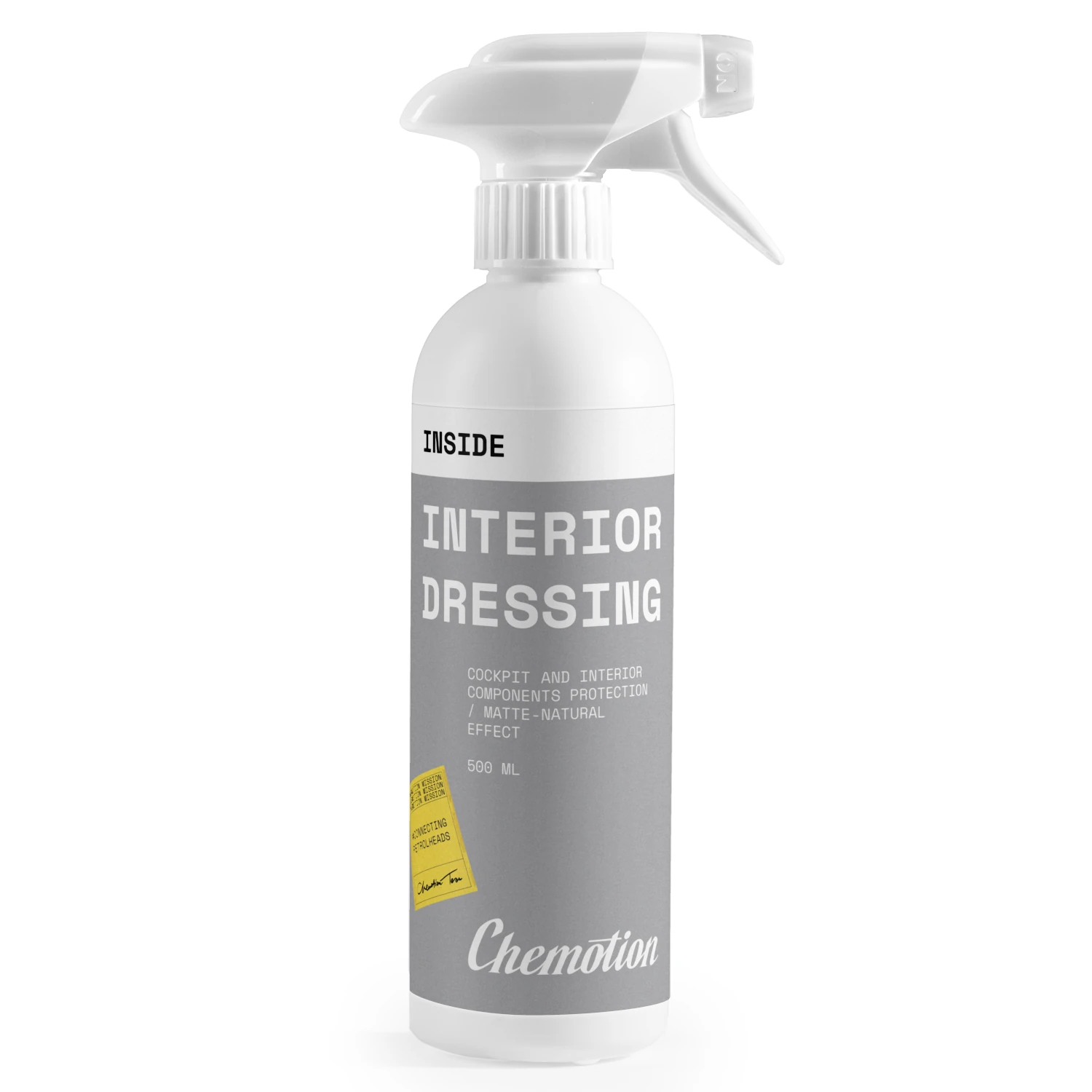 Chemotion NEW Interior Care Fat-Free Finish 250ml bottle for vehicle interior plastic care