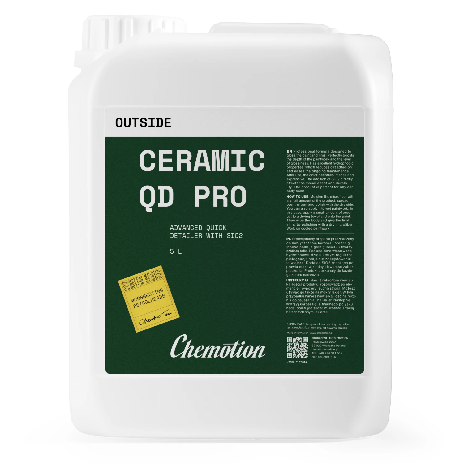 Car paint sealant 5L – autopflege, Chemotion