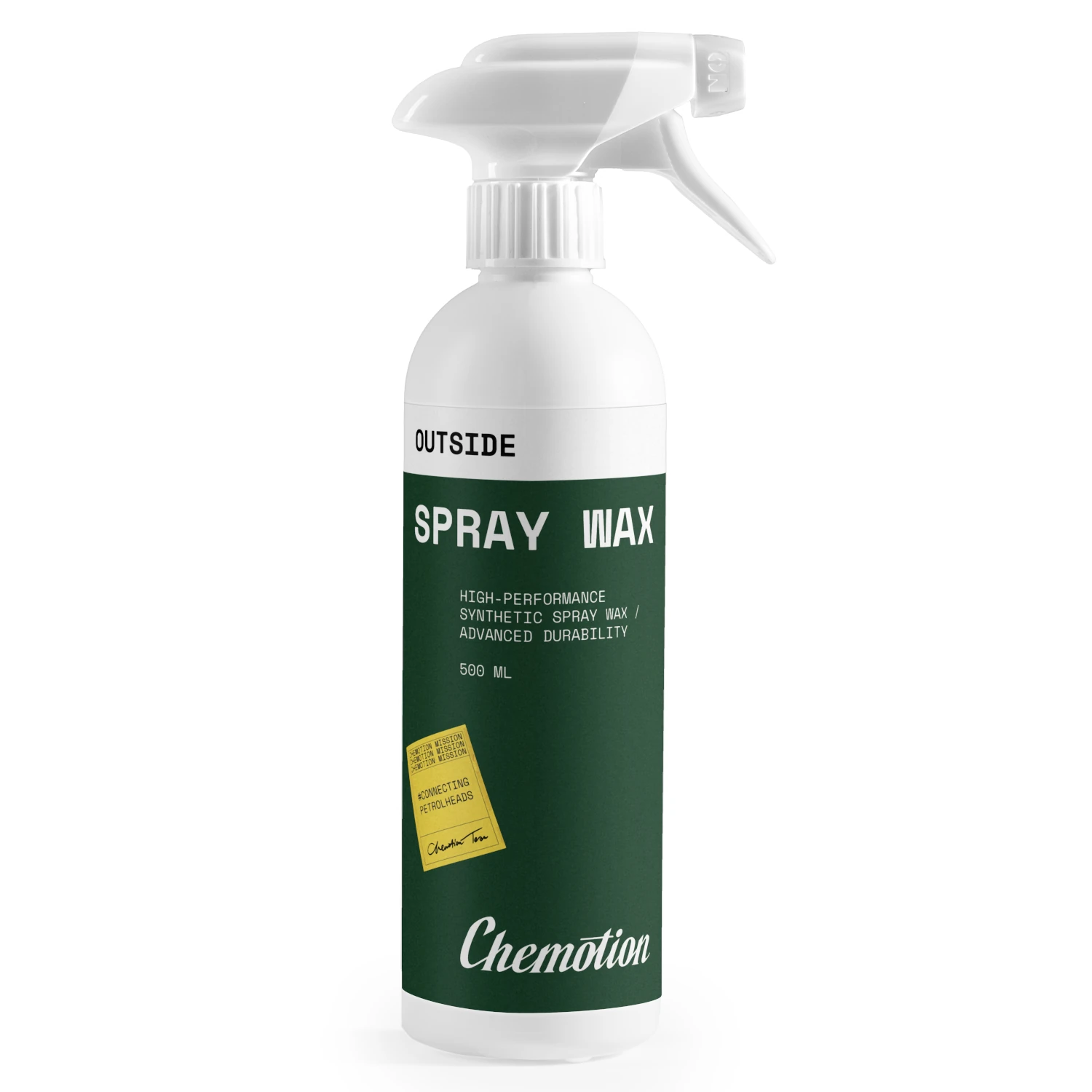 Sprayvax bil 500ml, långvarig hydrofob glans, färgförstärkare, Chemotion