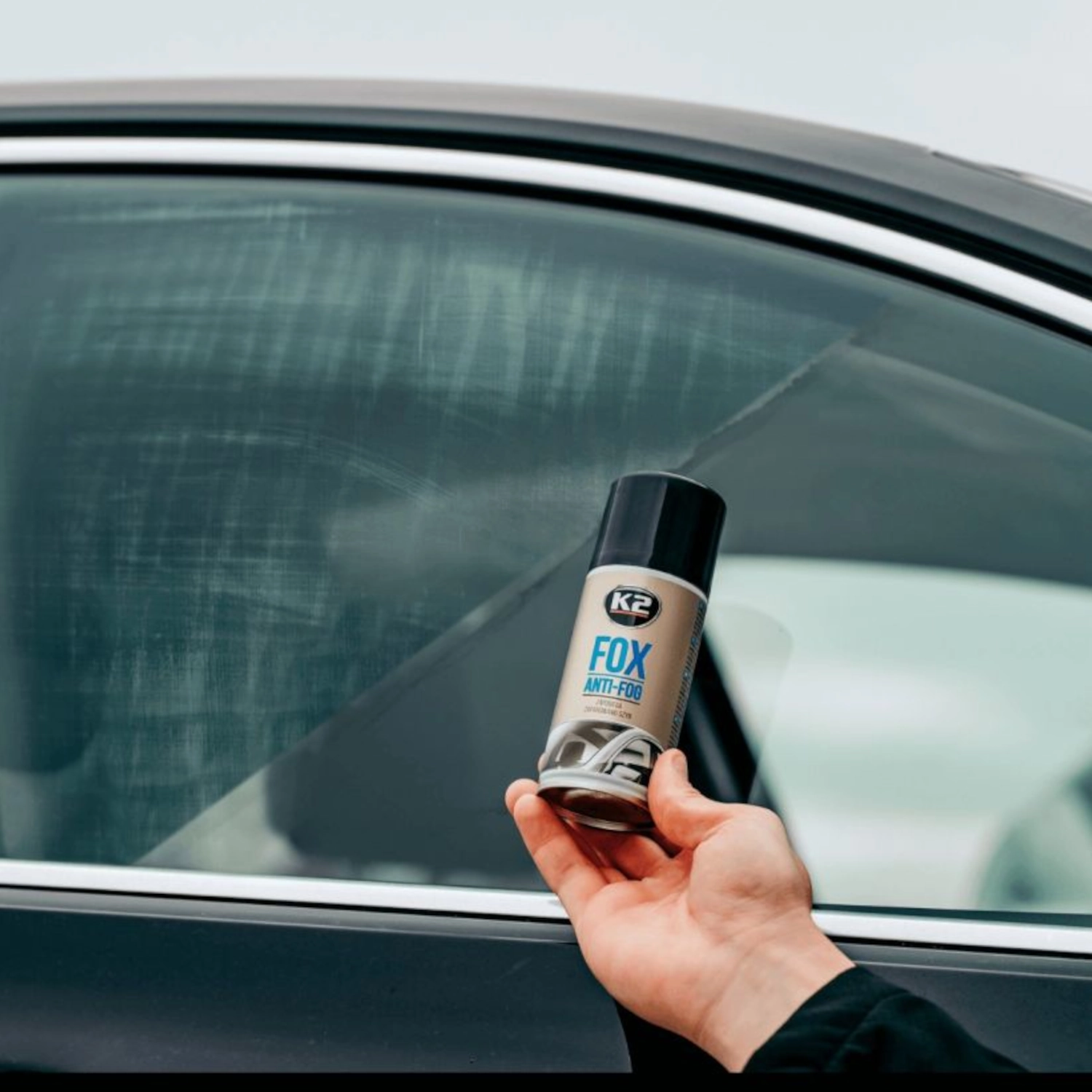 K2 Antifog Car Window Spray 150ml spray bottle for preventing fogging on car windows
