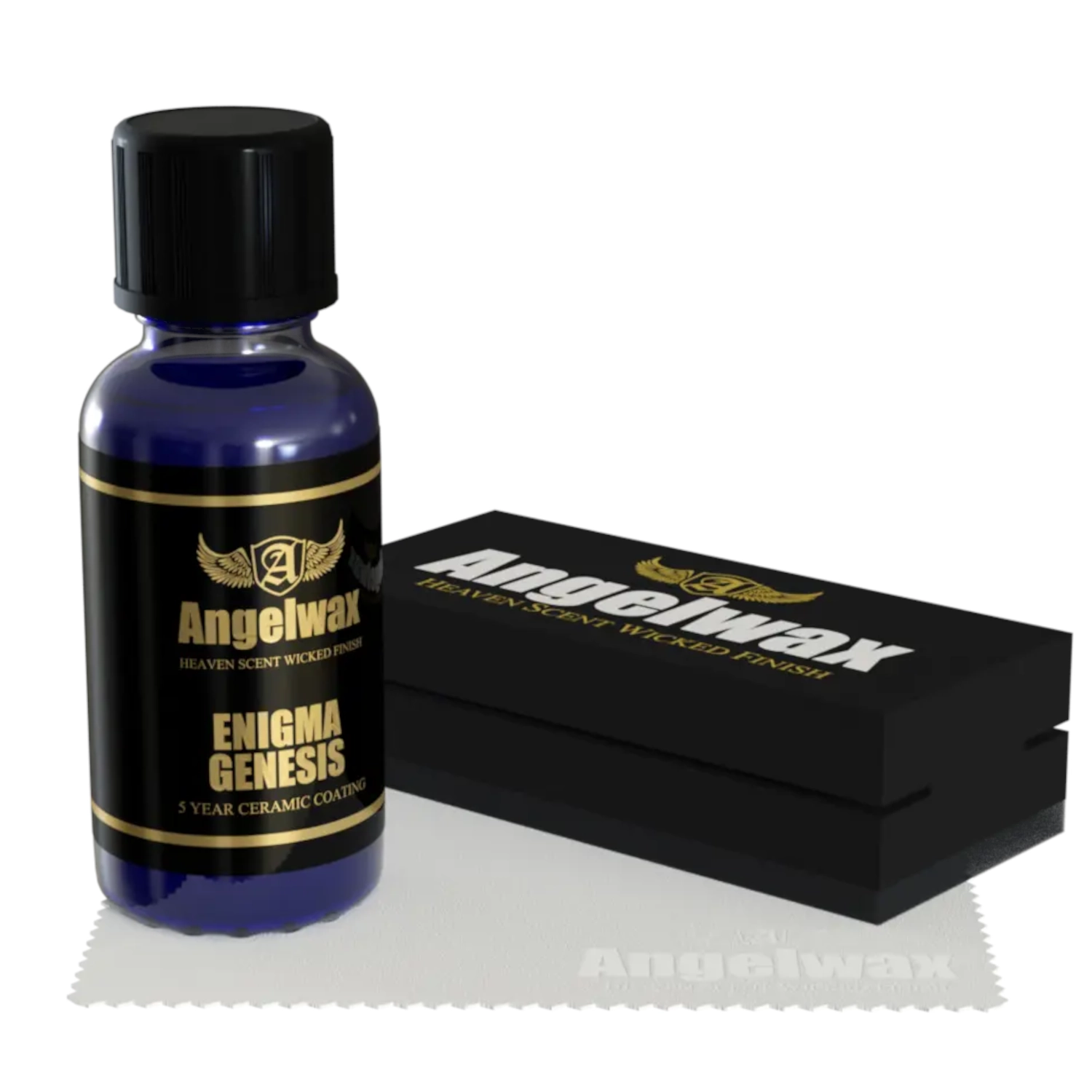 Angelwax Ceramic Coating 30ml bottle with wet-look finish and hydrophobic effect for professional detailing