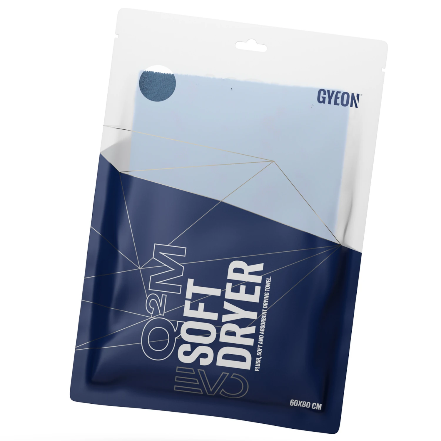 Drying towel Gyeon Q2M SoftDryer EVO 60x80cm in ultra-soft microfibre with laser-cut edges