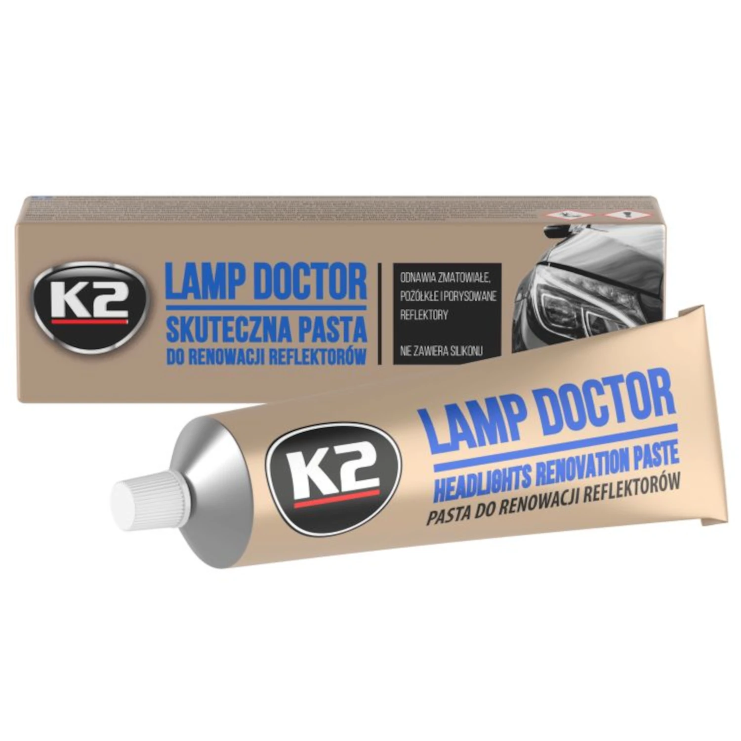 Headlight restoration paste 60g – autopflege, K2
