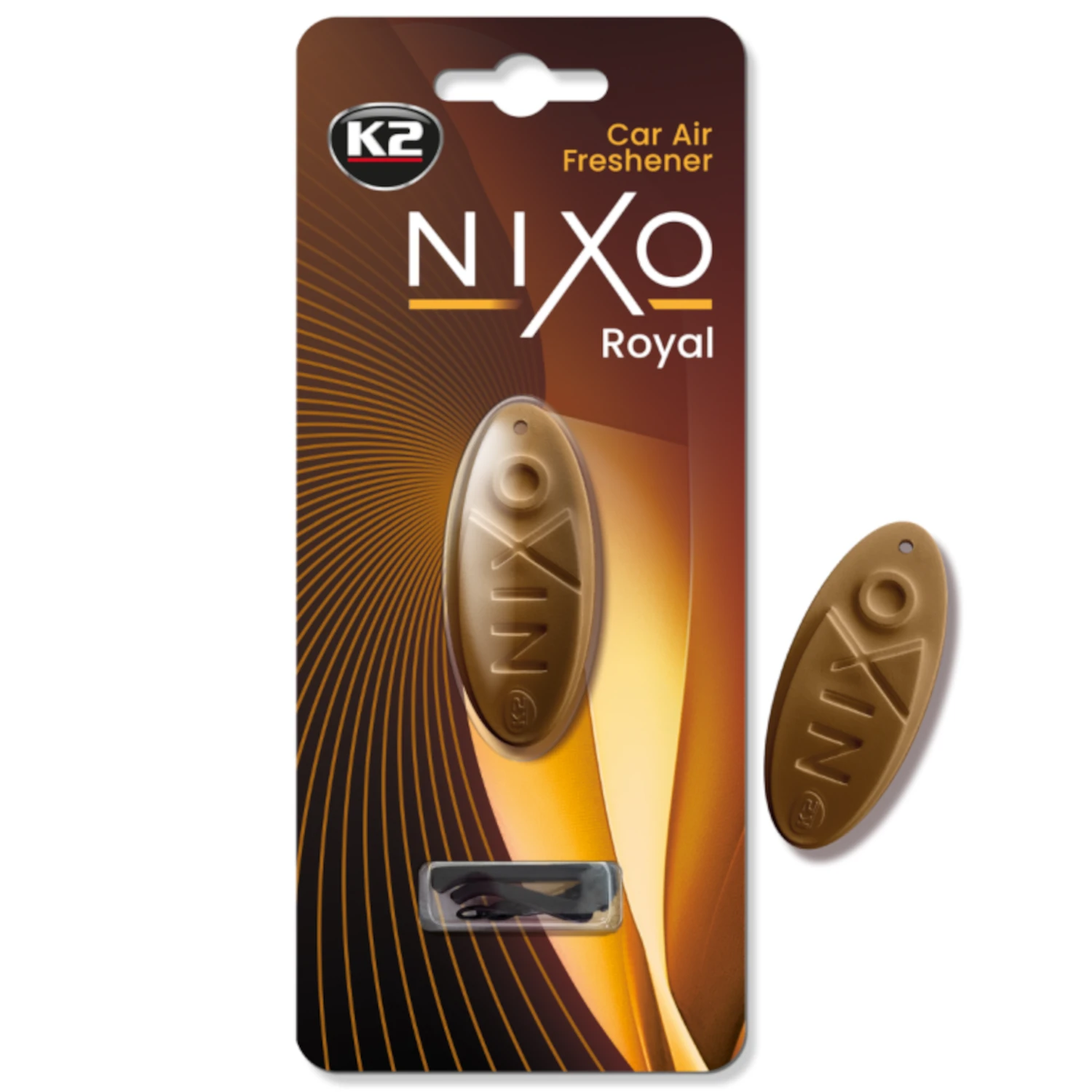 Car air freshener vent clip with polymer-based fragrance release mounted on a vehicle air vent