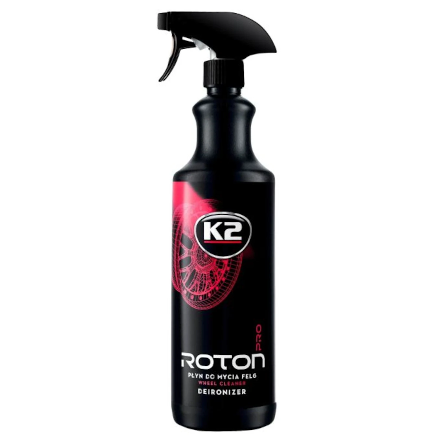 K2 Roton PRO Wheel Cleaning Gel 1L colour-changing iron remover for brake dust
