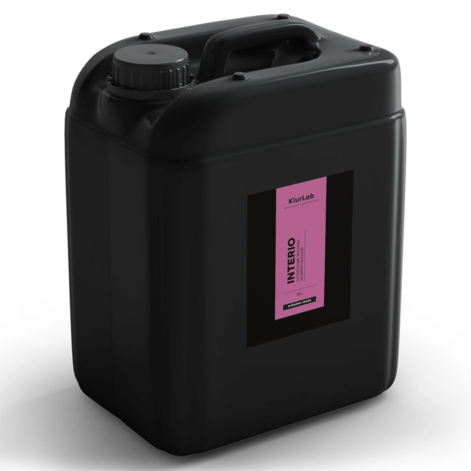 Interior Cleaner 20L container from KiurLab for cleaning plastic, vinyl and faux leather surfaces