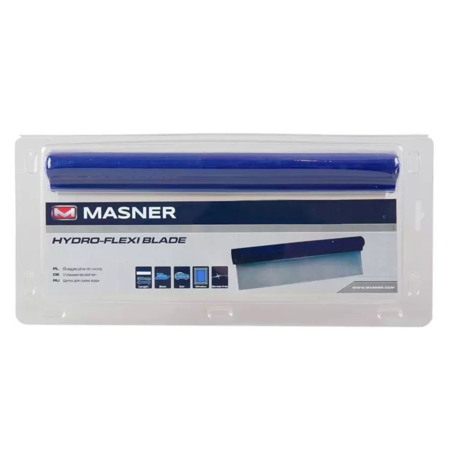 Masner silicone car water squeegee 30cm with flexible blade for water removal after car washing
