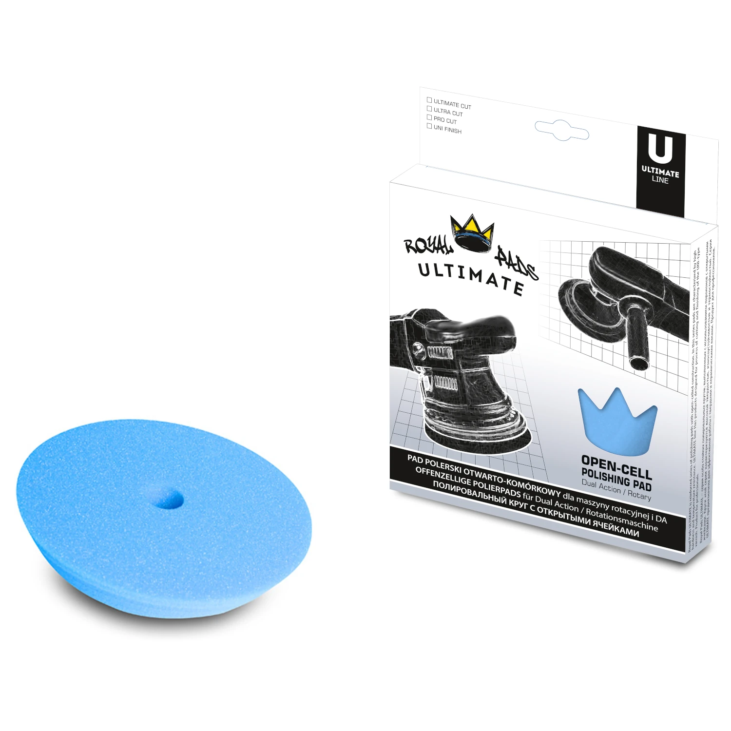 Soft polishing pad 80mm – autopflege, Royal