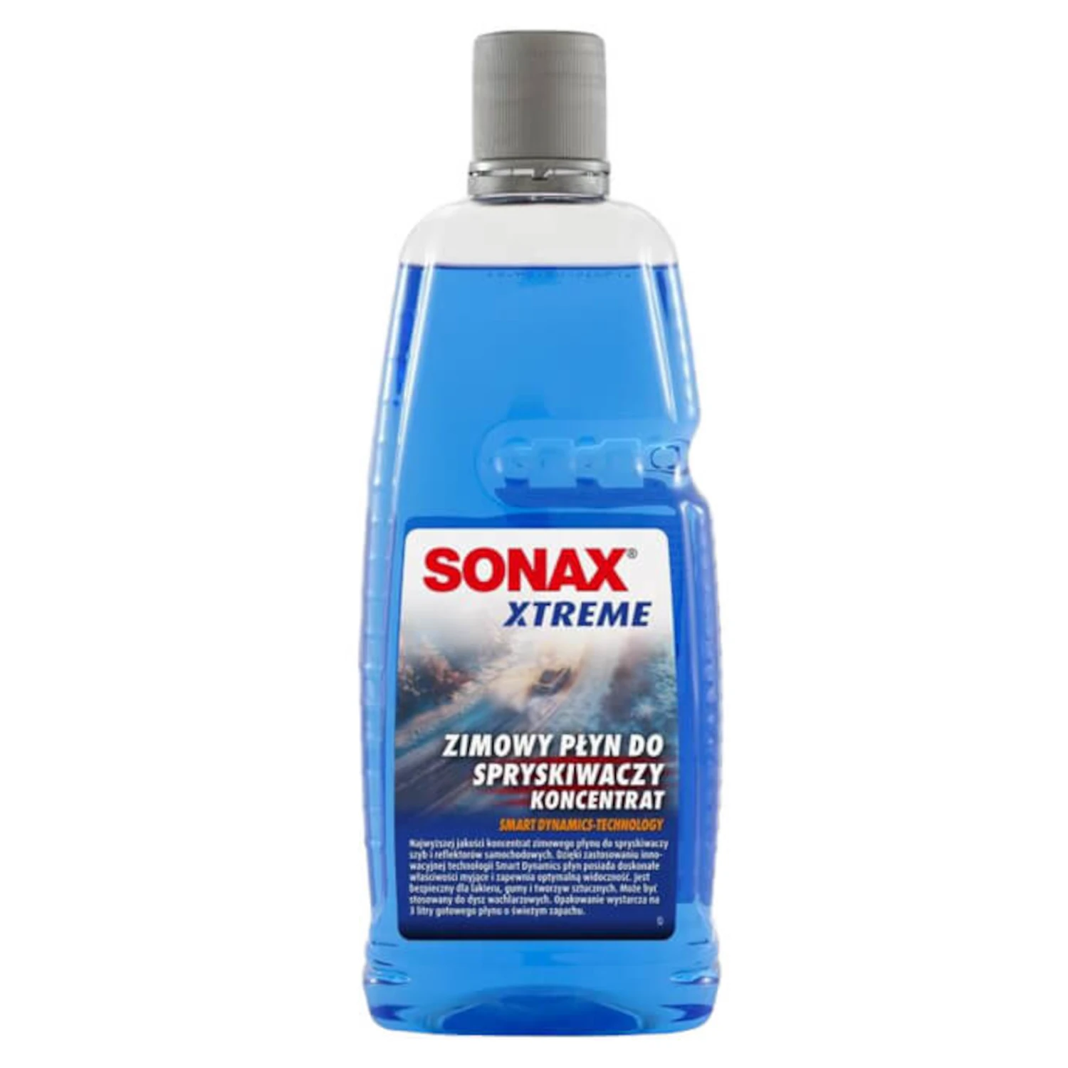 Sonax Winter Windscreen Washer Fluid Concentrate 1L bottle with antifreeze protection down to -30°C for car windscreens