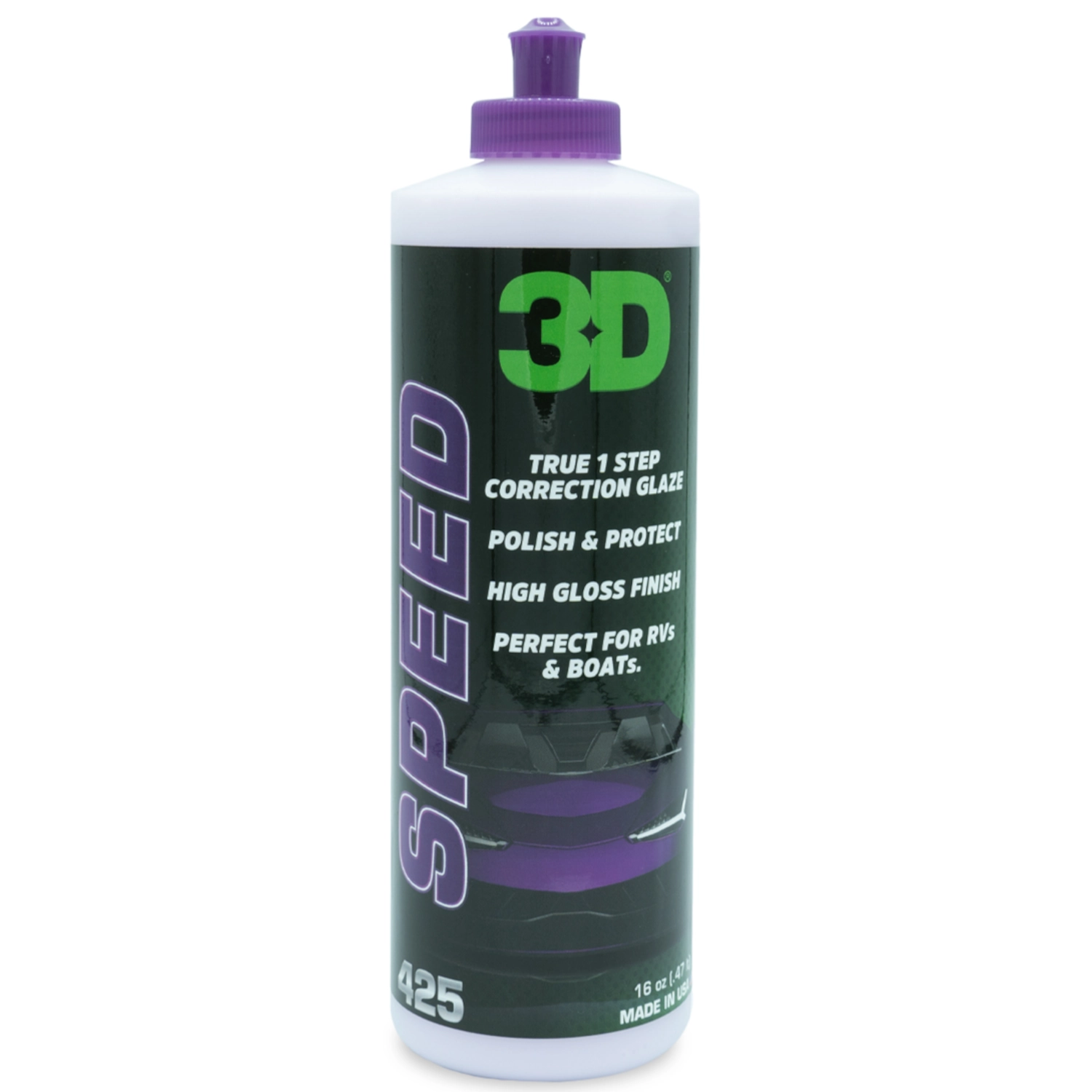 3D Car Care All-in-One Scratch Remover and Sealant 473ml bottle for paint protection and polishing