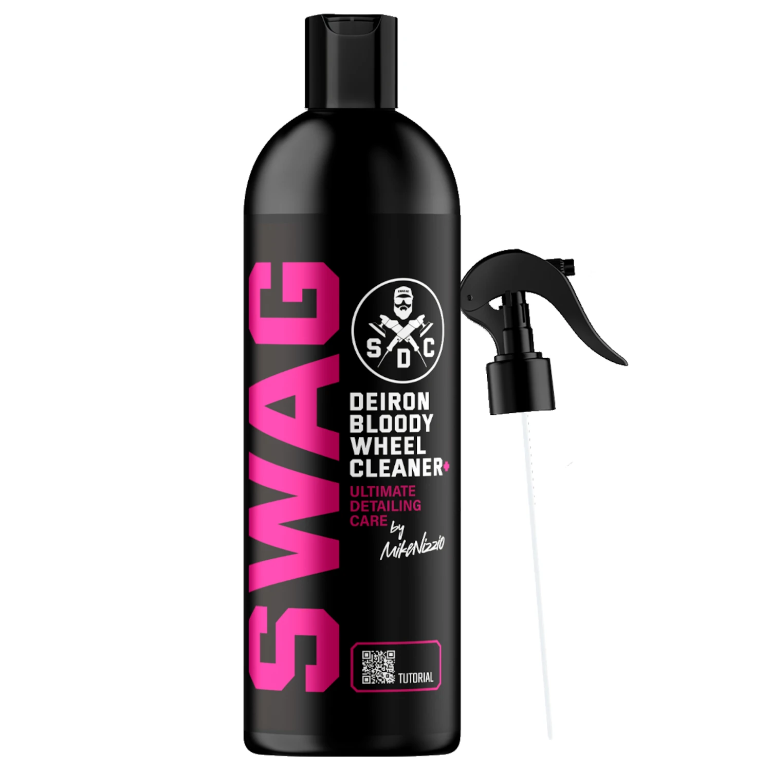 SWAG Deiron Wheel Cleaner 500ml iron remover with red colour indicator for wheels