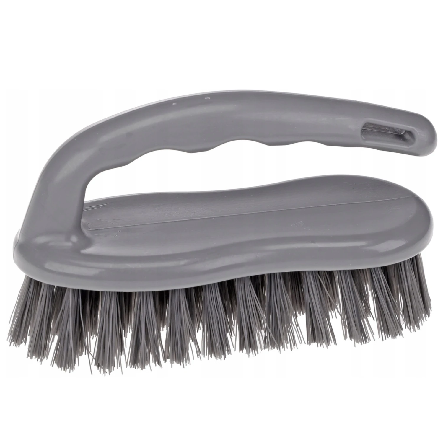 Green Ravi bathroom cleaning brush large with ergonomic handle for tiles, bathtubs and sinks