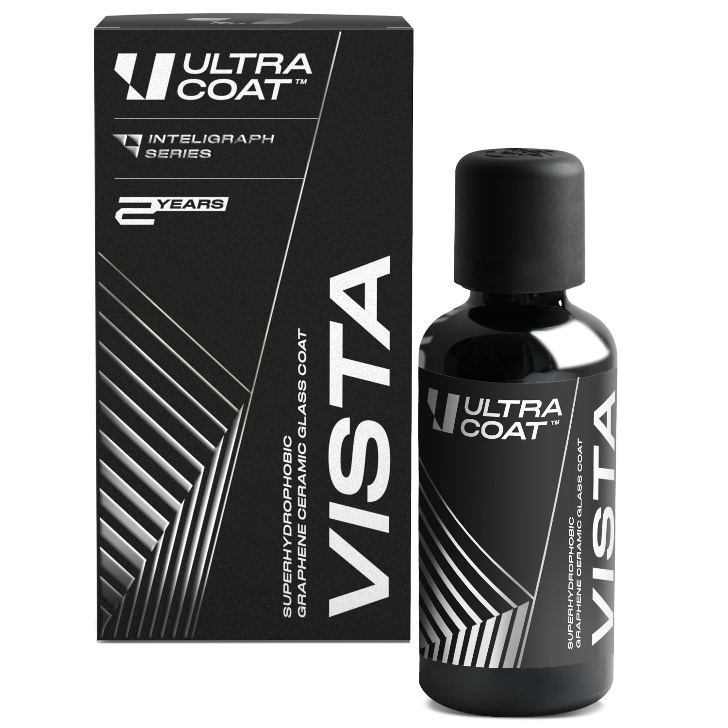 Graphene Ceramic Glass Coating 50ml by Ultracoat Vista for superhydrophobic windscreen protection
