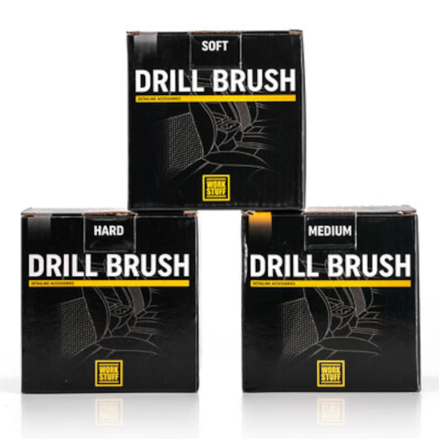 Work Stuff Drill Brush 3-pack