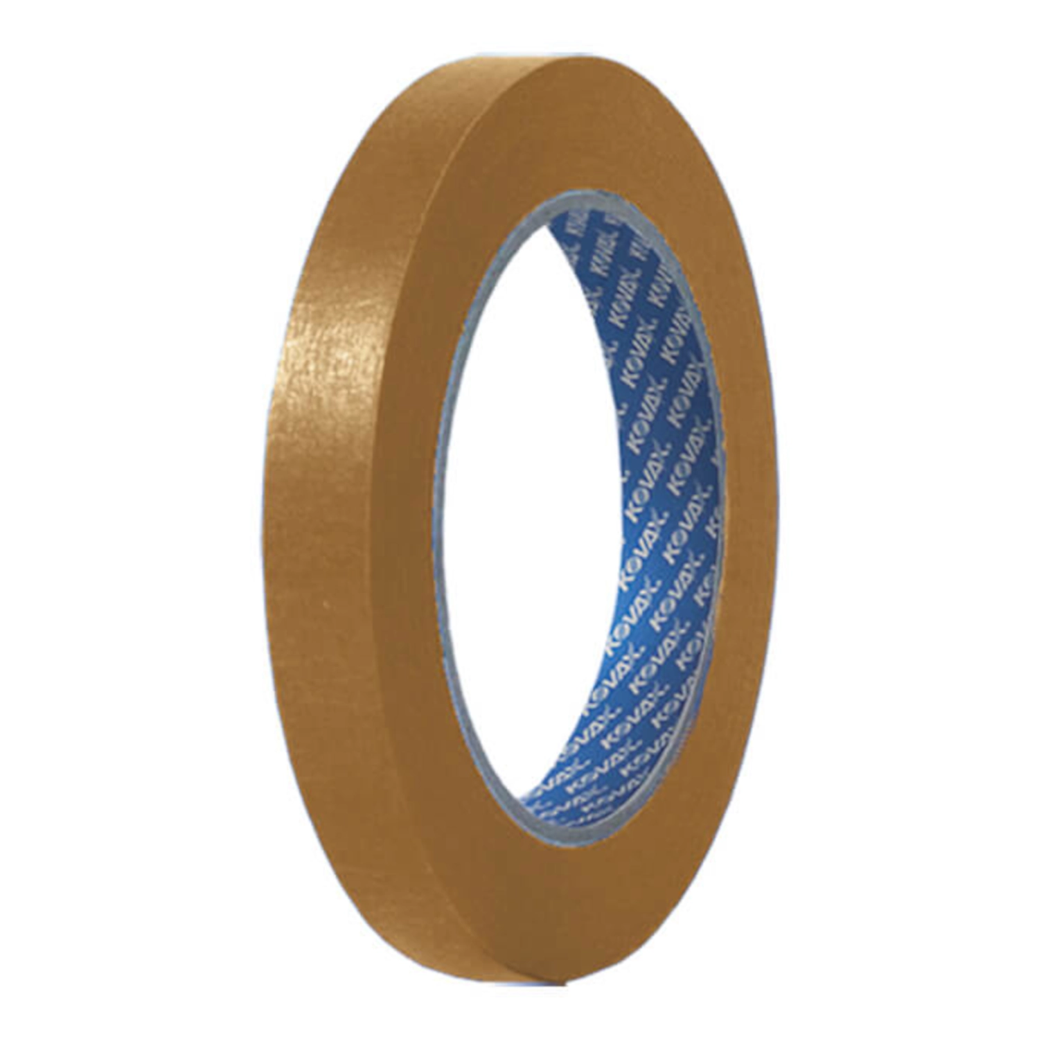 Kovax Maskeringstejp 18mm x 50m värmetålig semikrepp för billackering och maskering