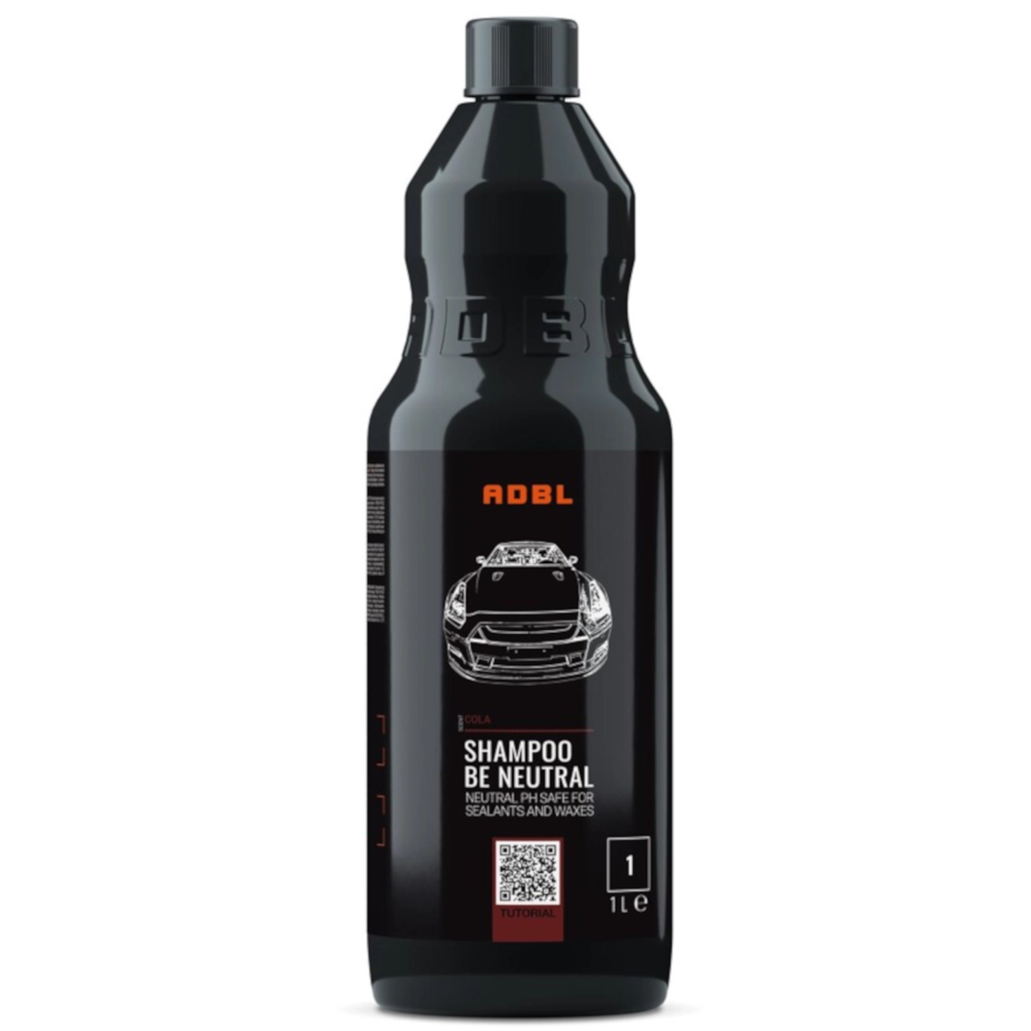 Car Wash Shampoo, 1L, Neutral pH, High Foam, Safe for Waxes, ADBL Shampoo Be Neutral