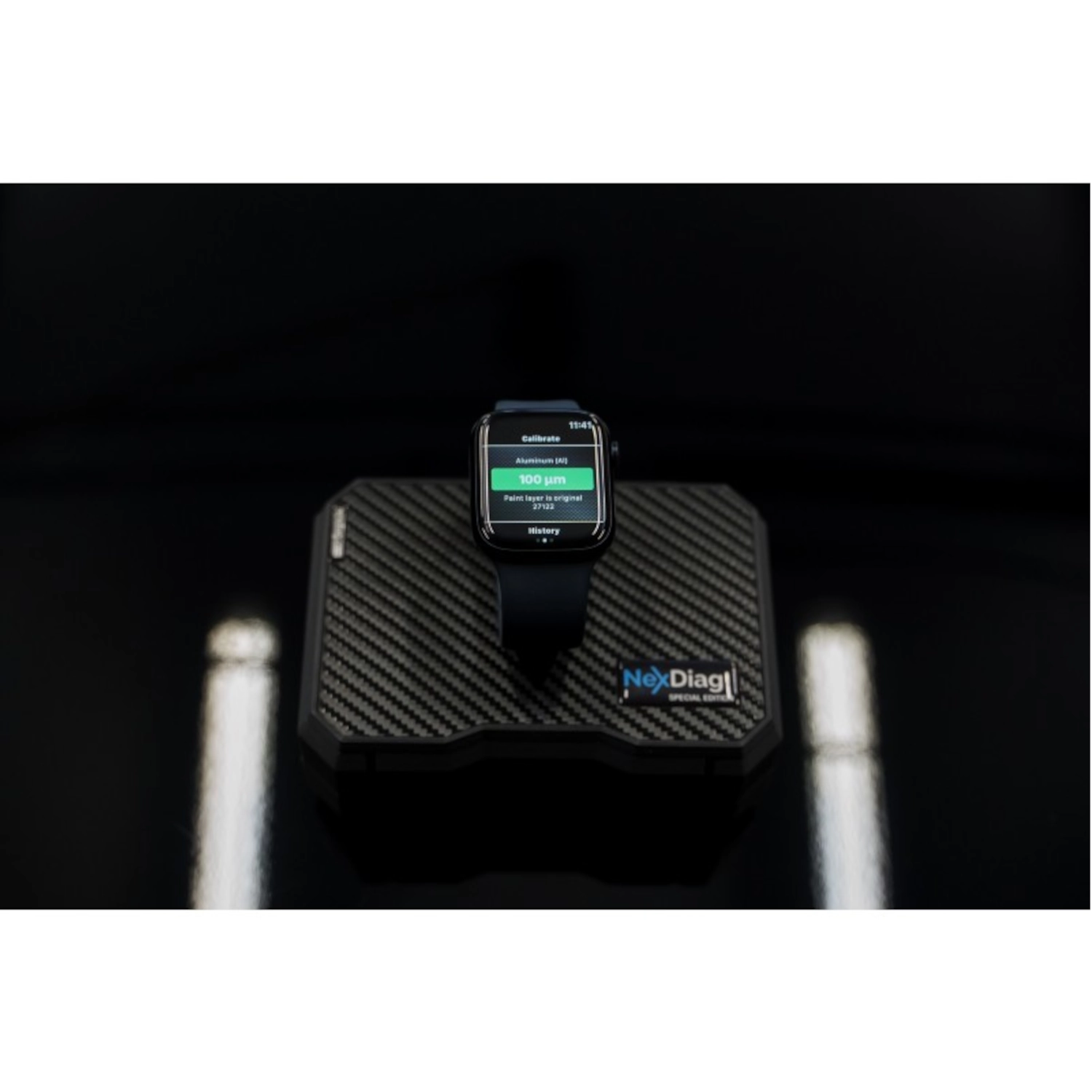 Paint thickness gauge with VIN reader and voice control for vehicle inspection, NexDiag Nex000008