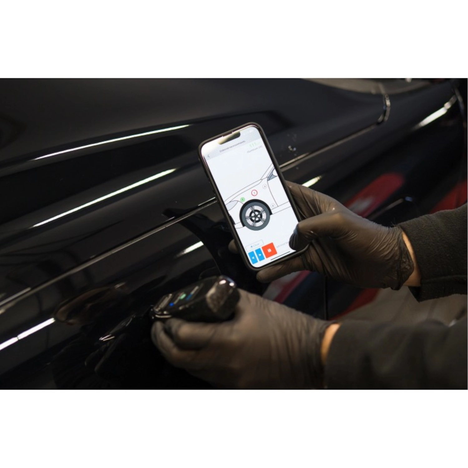 Paint thickness gauge with VIN reader and voice control for vehicle inspection, NexDiag Nex000008