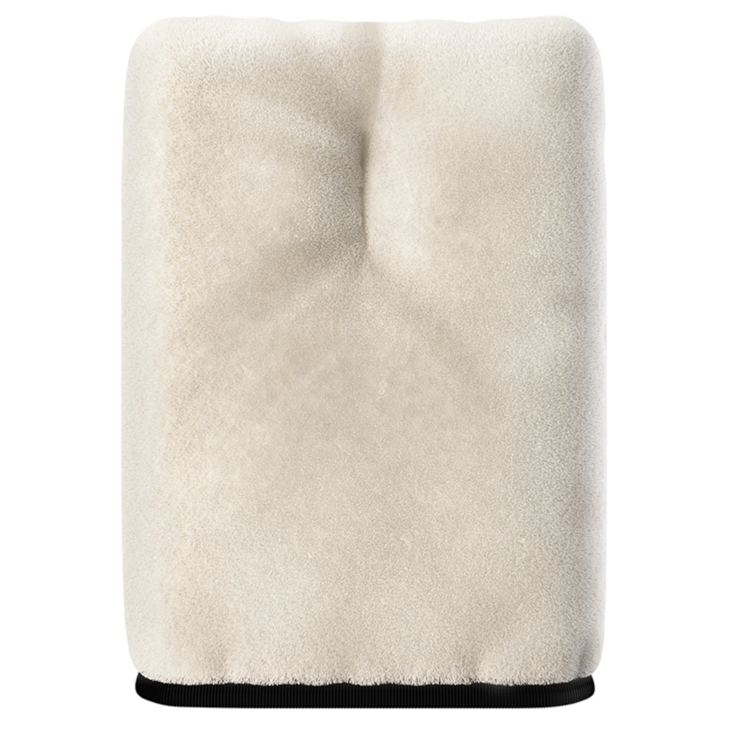 Grey ADBL Scrub Mitt in coarse microfibre, 16x22cm, for cleaning car headlining and leather seats