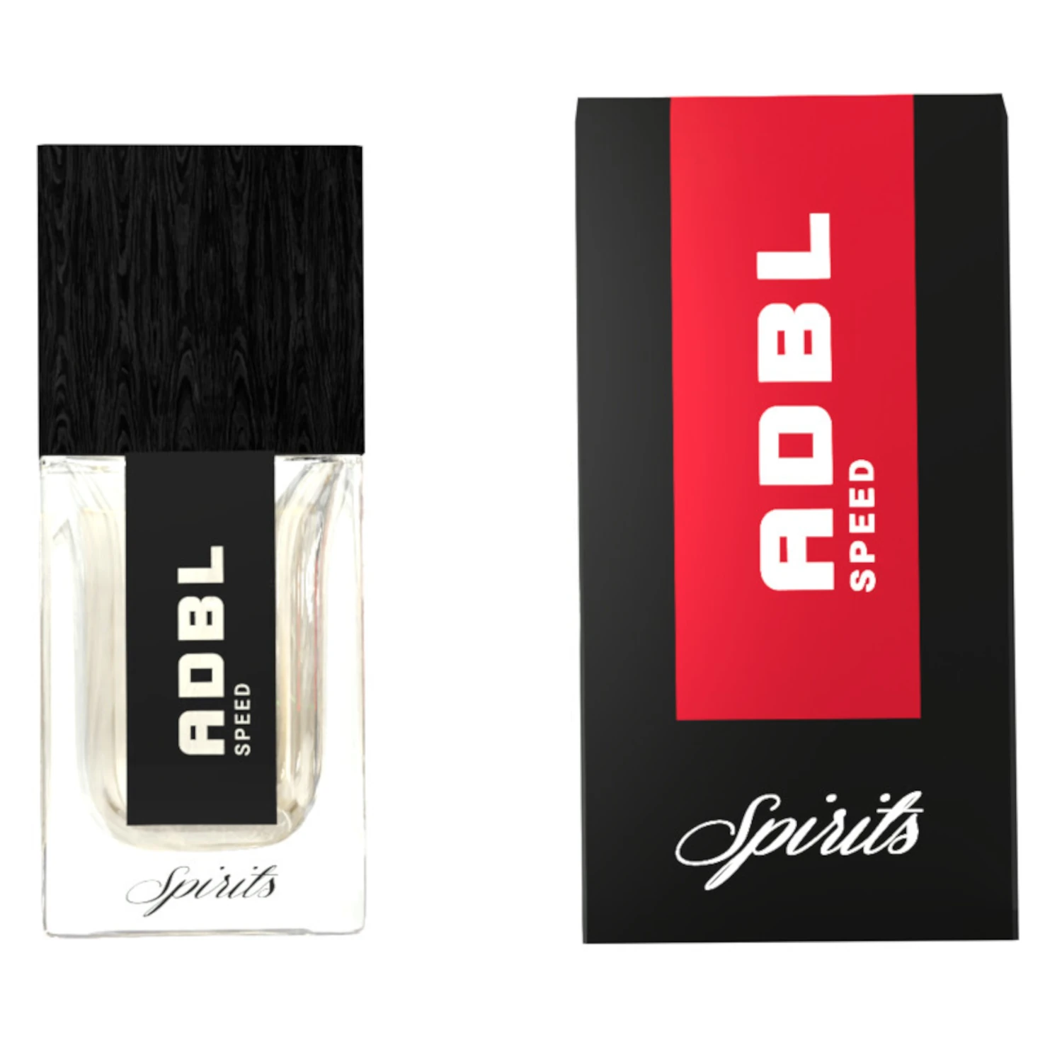 Bottle of ADBL Spirits Speed car perfume 30ml with grapefruit, melon and watermelon notes for the car interior