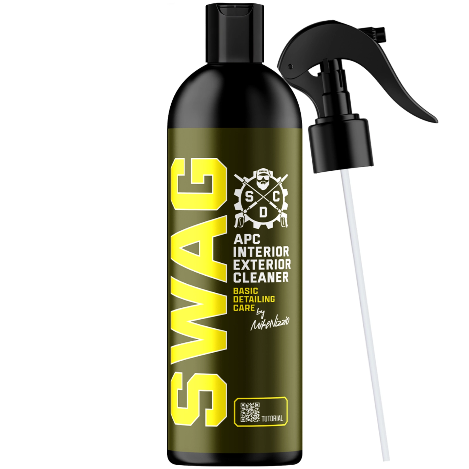 Bottle of SWAG All-Purpose Cleaner APC 500ml, pH-balanced and streak-free cleaner for interior and exterior