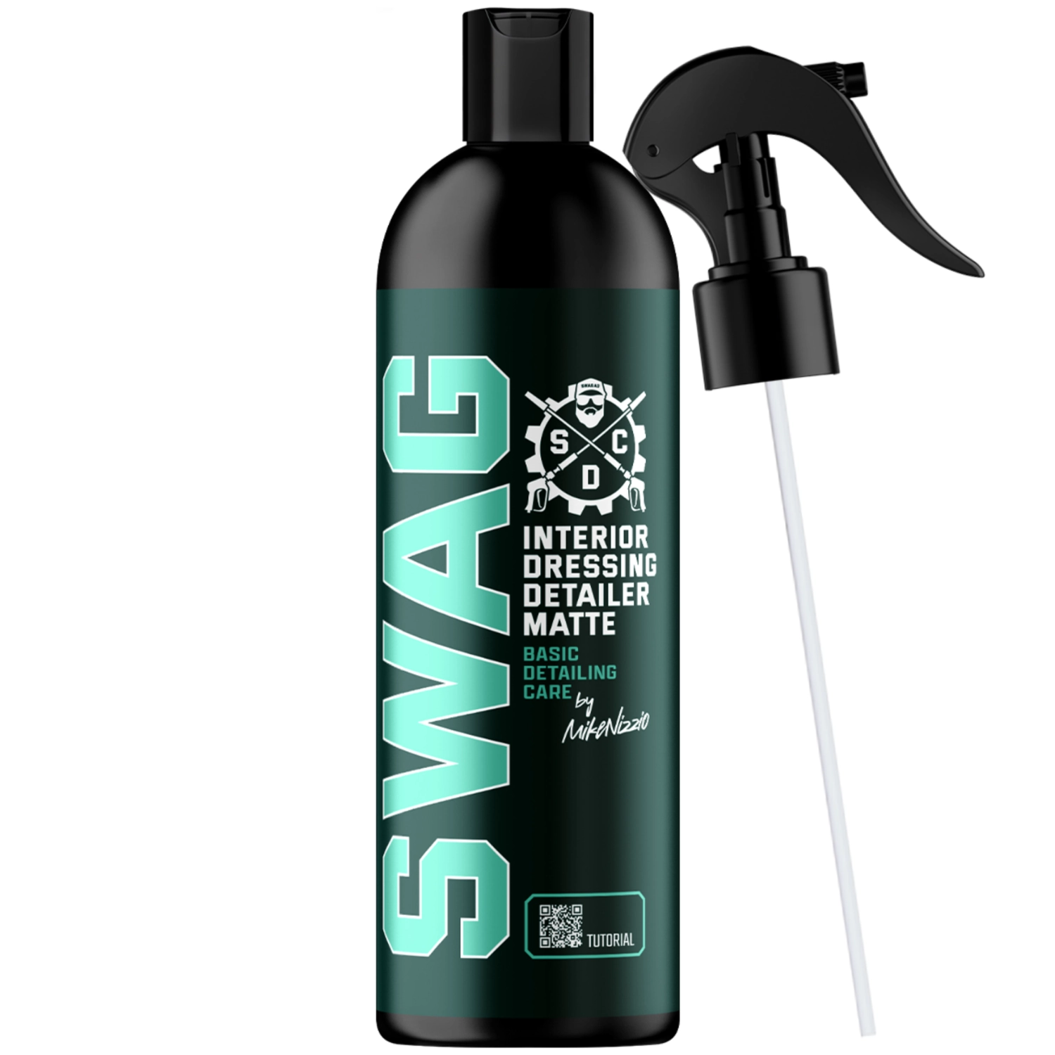 Matte Interior Dressing Detailer 500ml for plastic and rubber surfaces in car interiors with UV protection