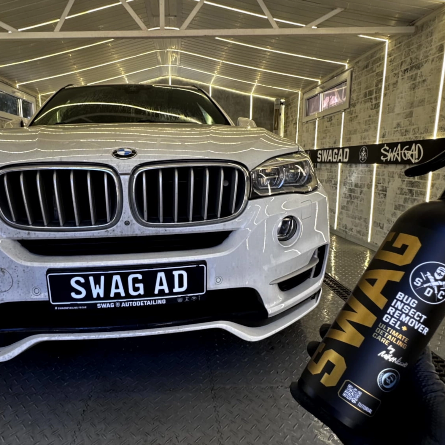 Insektborttagningsgel 500ml från SWAG Detailing Cosmetics för borttagning av insekter och fågelspillning