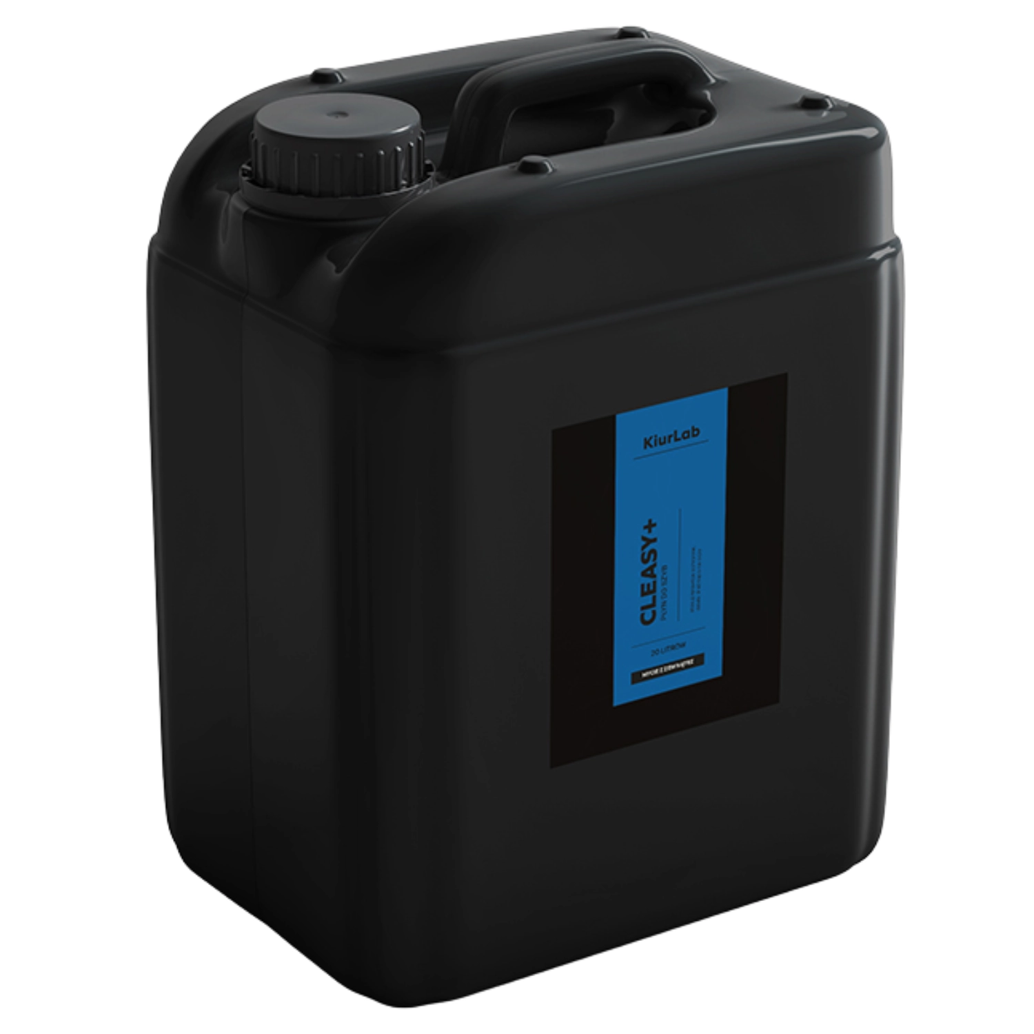 20-litre container of KiurLab Glass Cleaner for car windows, ammonia-based and streak-free formula