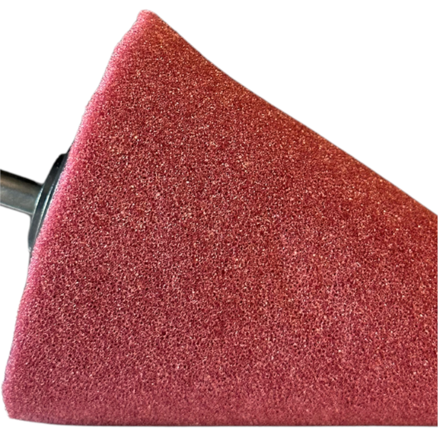 Vinröd Royal Pads poleringskon Heavy Cut 80mm i hård öppen cellskum med skaftmontering för detaljpolering
