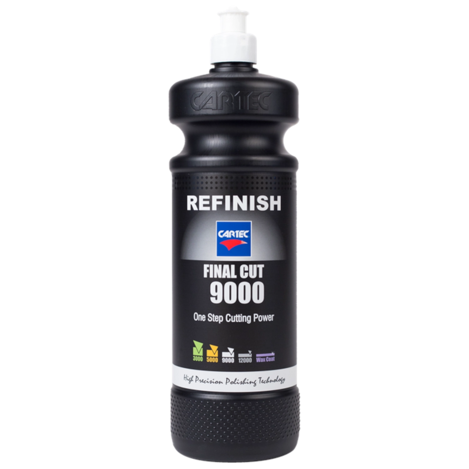 Enstegs bilpolish 1 liter flaska, Cartec Final Cut 9000, compound och polish i en produkt