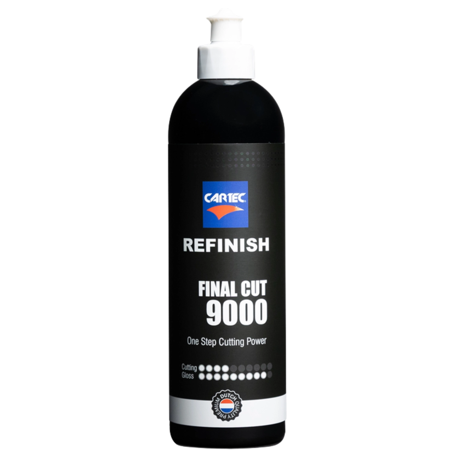 One-step polish 500ml Cartec Final Cut 9000, silicone-free polish for DA polisher and Rotary polisher