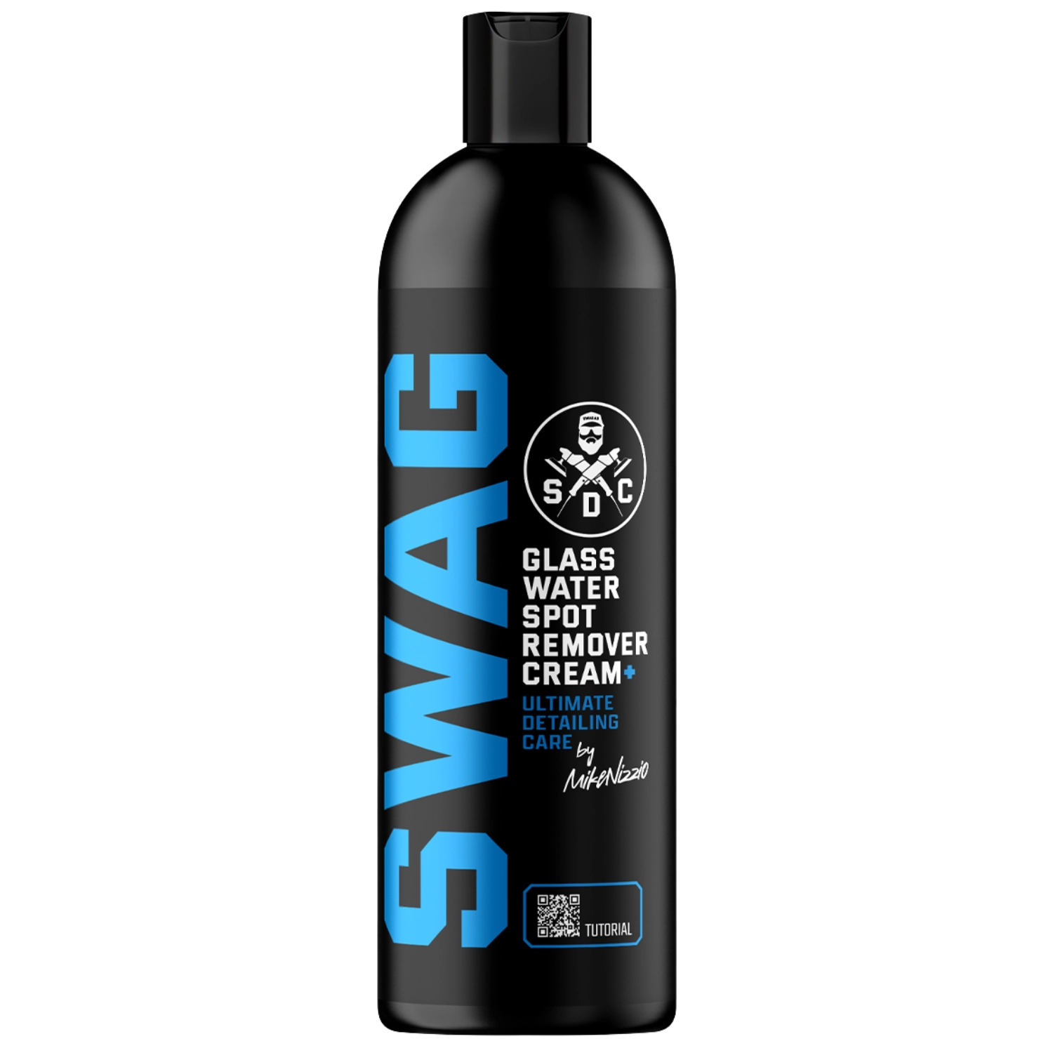 Glaskräm mot vattenfläckar 500ml från SWAG Detailing Cosmetics för bilrutor och duschväggar