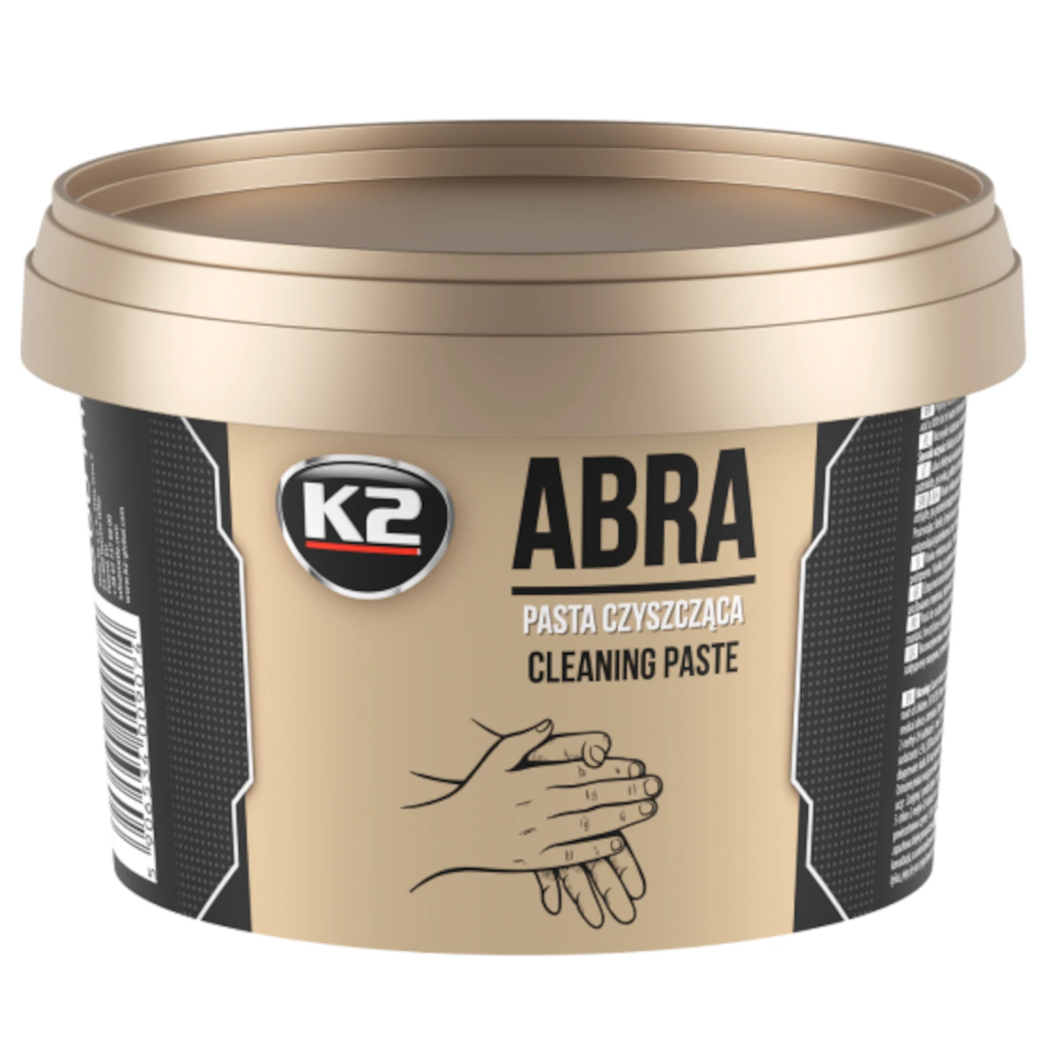 Workshop hand cleaning paste 500ml with aloe and glycerin, biodegradable formula by K2