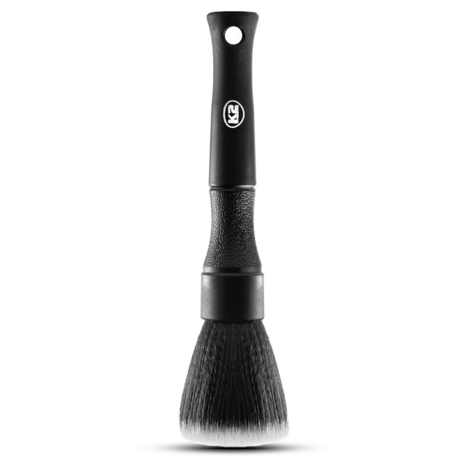 Ultra-soft K2 detailing brush with synthetic bristles and ergonomic handle, 17cm total length