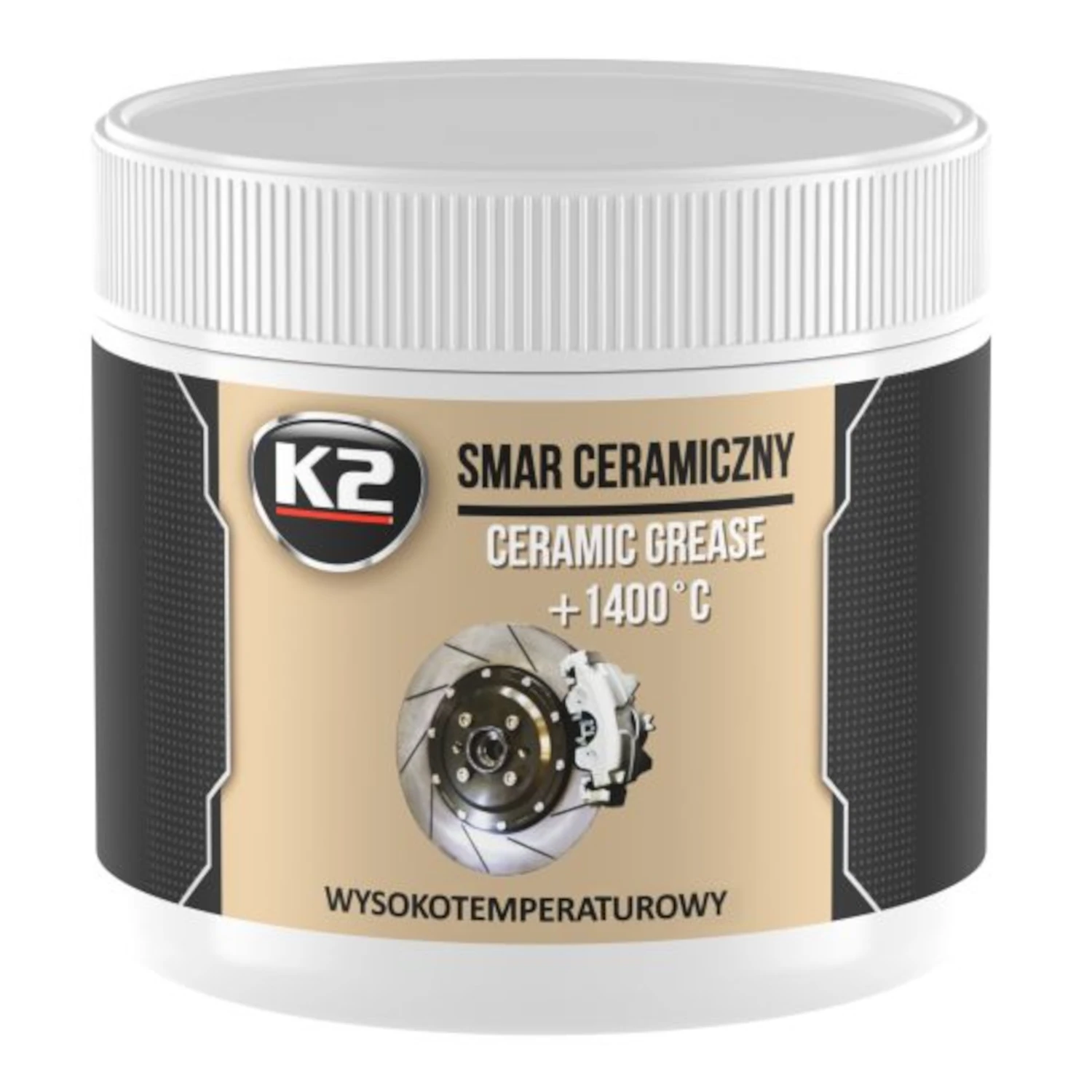 Ceramic K2 high-temperature grease 500g tub for bolts and brake systems, withstands up to 1400°C