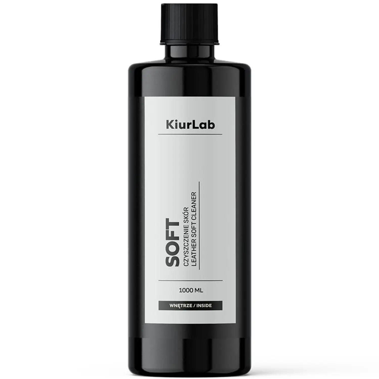 KiurLab Leather Cleaning Foam 1L bottle with gentle foam formula for leather care