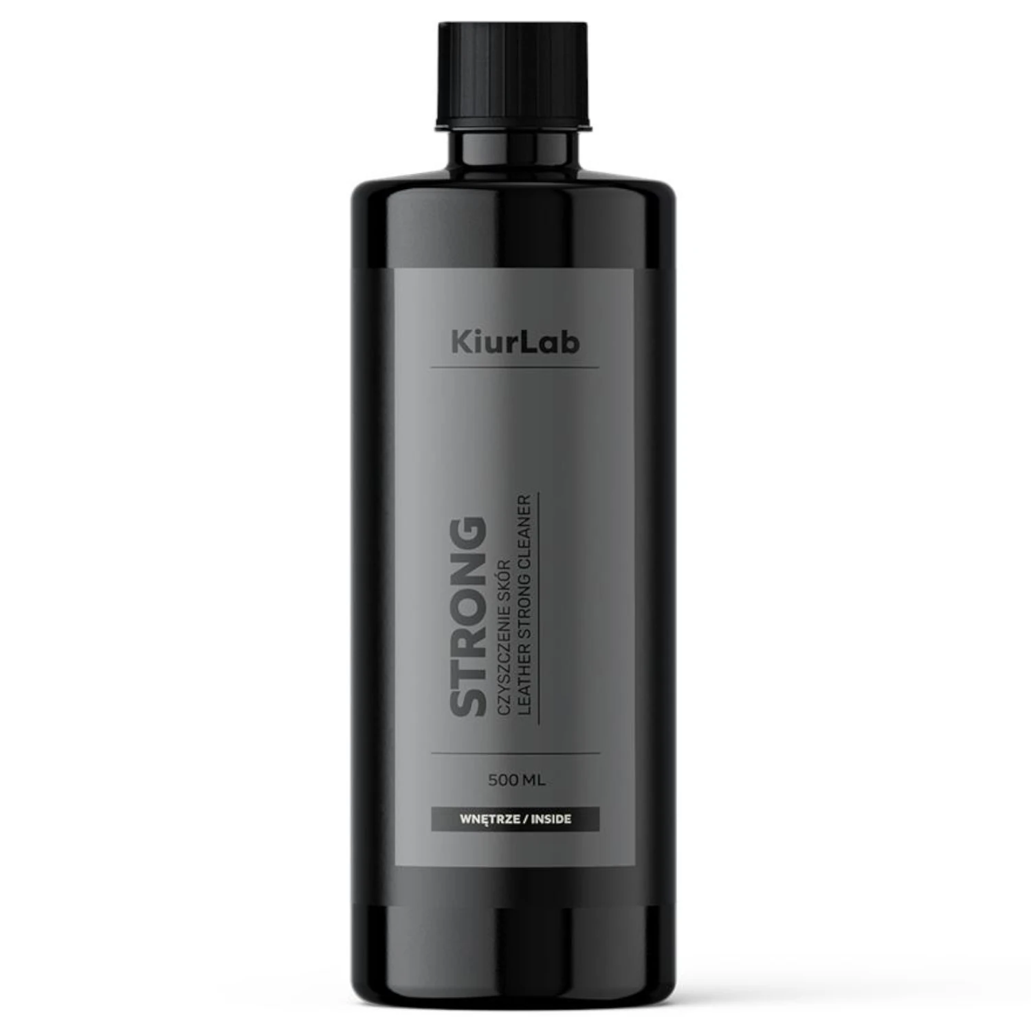 KiurLab Strong Leather Cleaner 500ml bottle for leather and eco-leather car and furniture upholstery