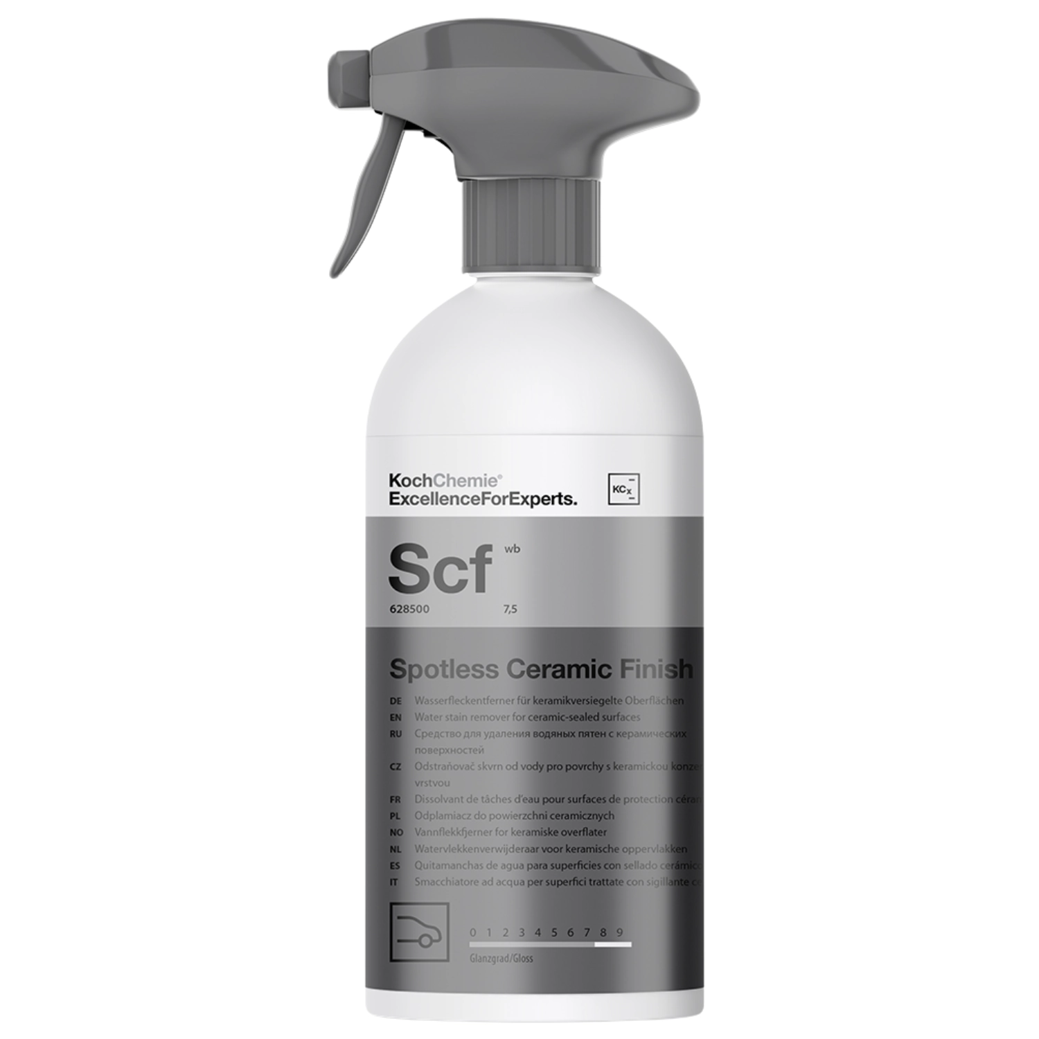 Koch Chemie Ceramic Finish 500ml bottle for limescale removal and gloss enhancement