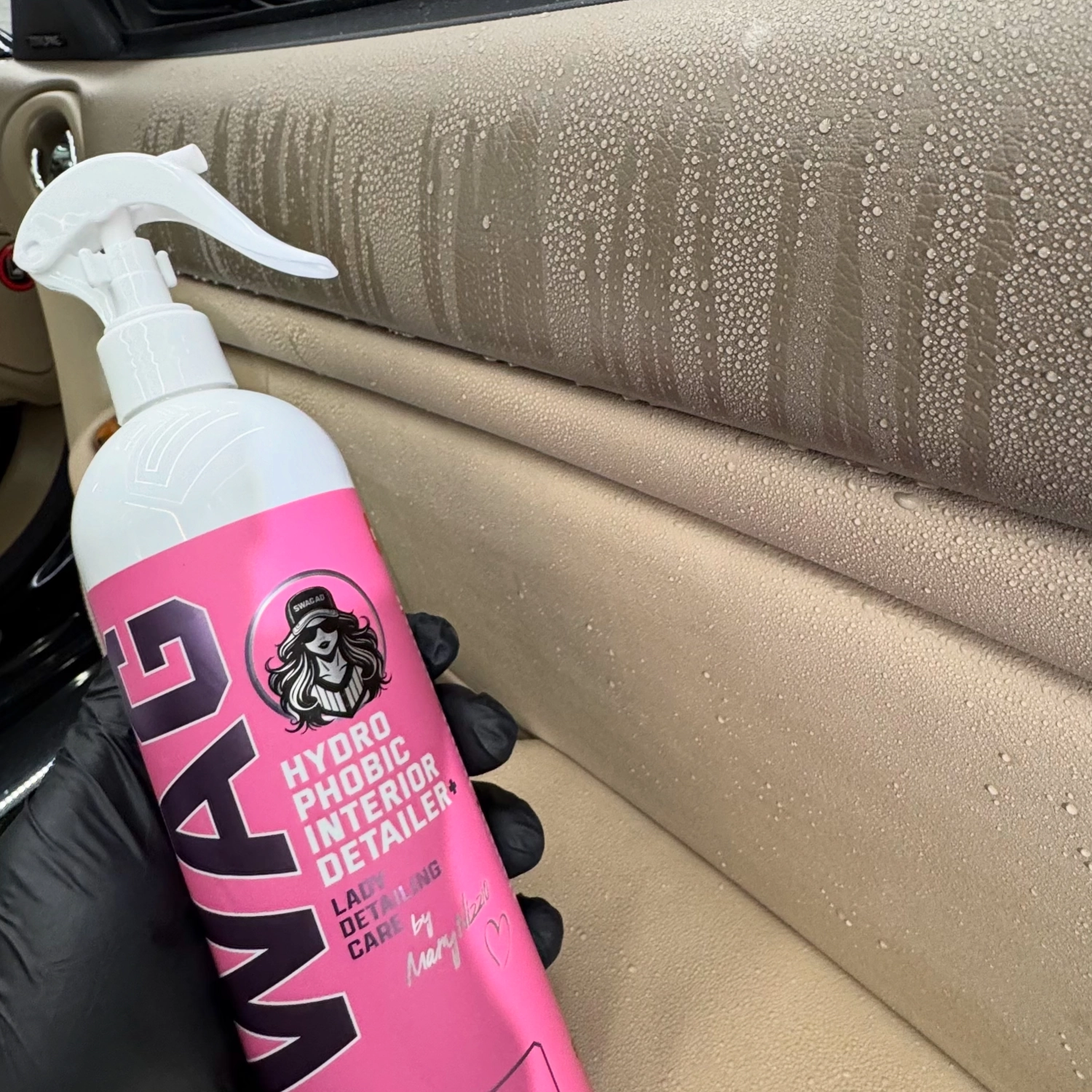 SWAG Hydrofob Interiör Quick Detailer 500ml sprayflaska för skydd av invändiga ytor