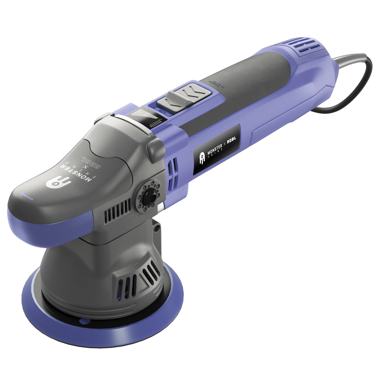 DA Polisher 650W with 9mm throw and 8m cable from Monster Shine for professional car paint polishing