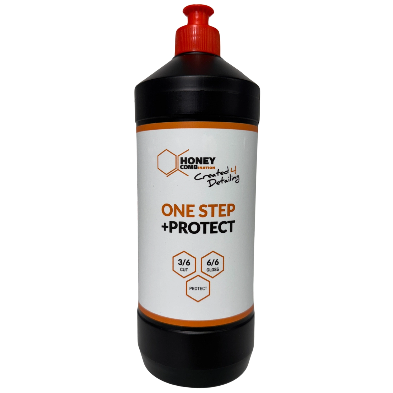 Honey Combination One Step Compound 1L flaska för repborttagning, färgförbättring och hydrofobt skydd på billack