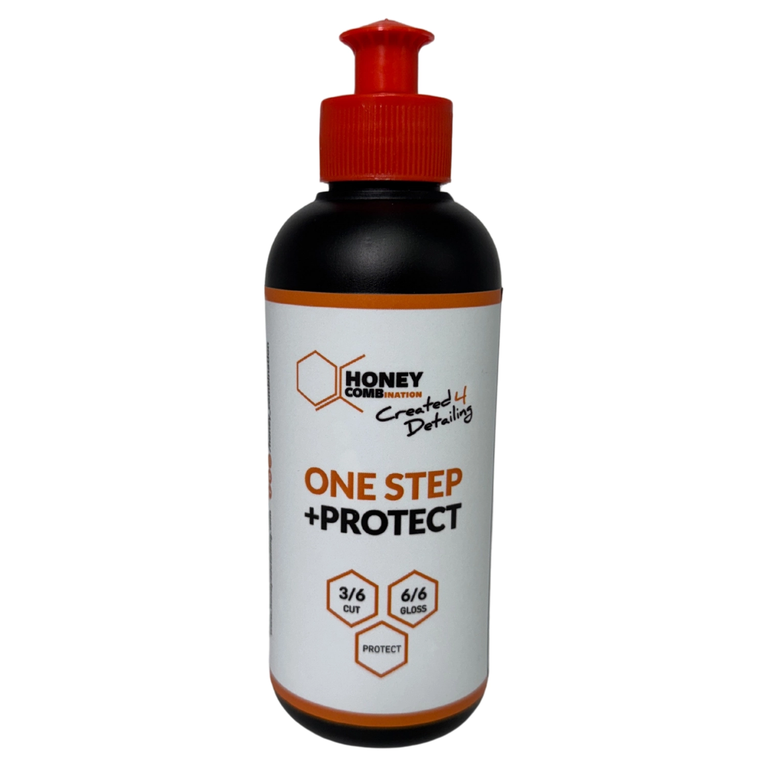 Poleringscompound One Step 250ml från Honey Combination med hydrofobiskt skydd för billack