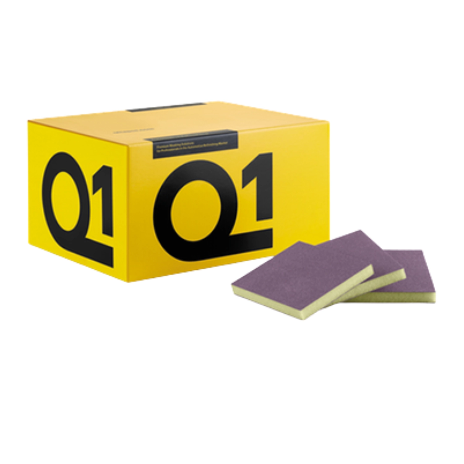 Double Sided Microfine Sanding Sponge 1000/1200/1500 Grit 13mm Thickness Purple, Q1