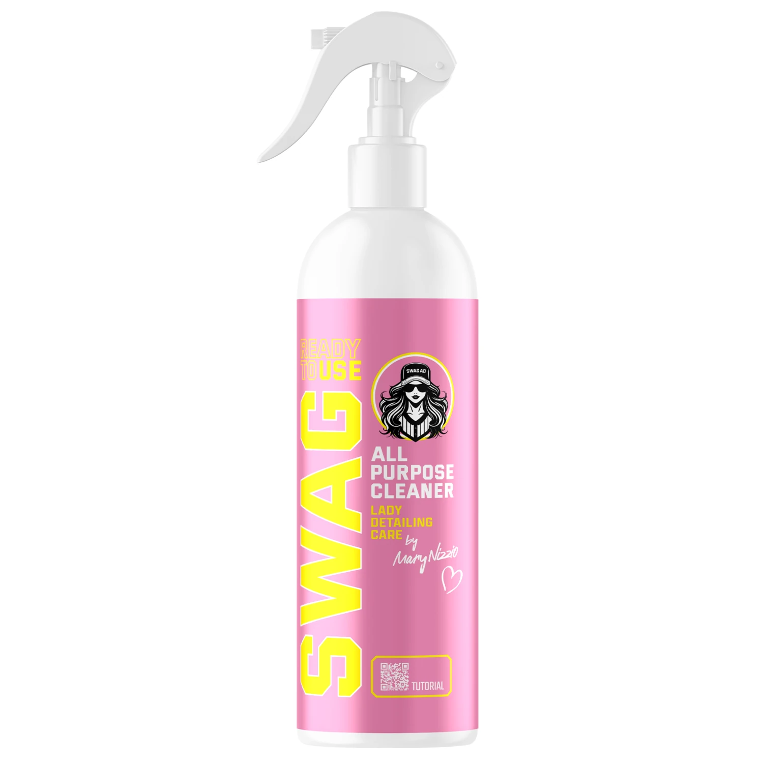 SWAG Detailing Cosmetics APC RTU 500ml bottle, gentle pH-balanced formula for detailing